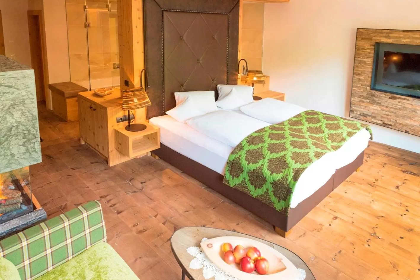 Bedroom, Bed in Natur & Spa Resort "Der Alpbacherhof" Superior