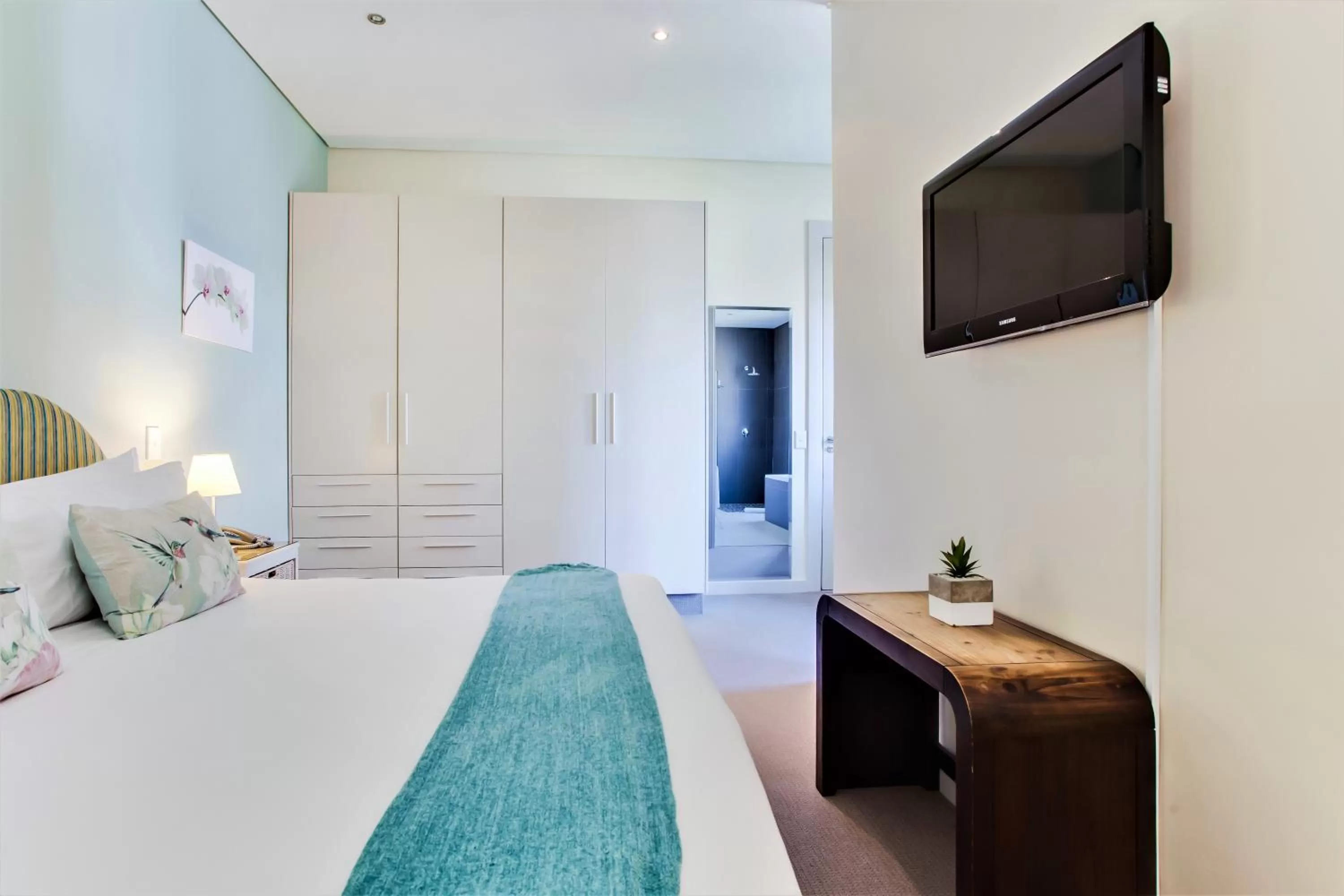 Bed in The One 8 Hotel in Green Point - Solar Power