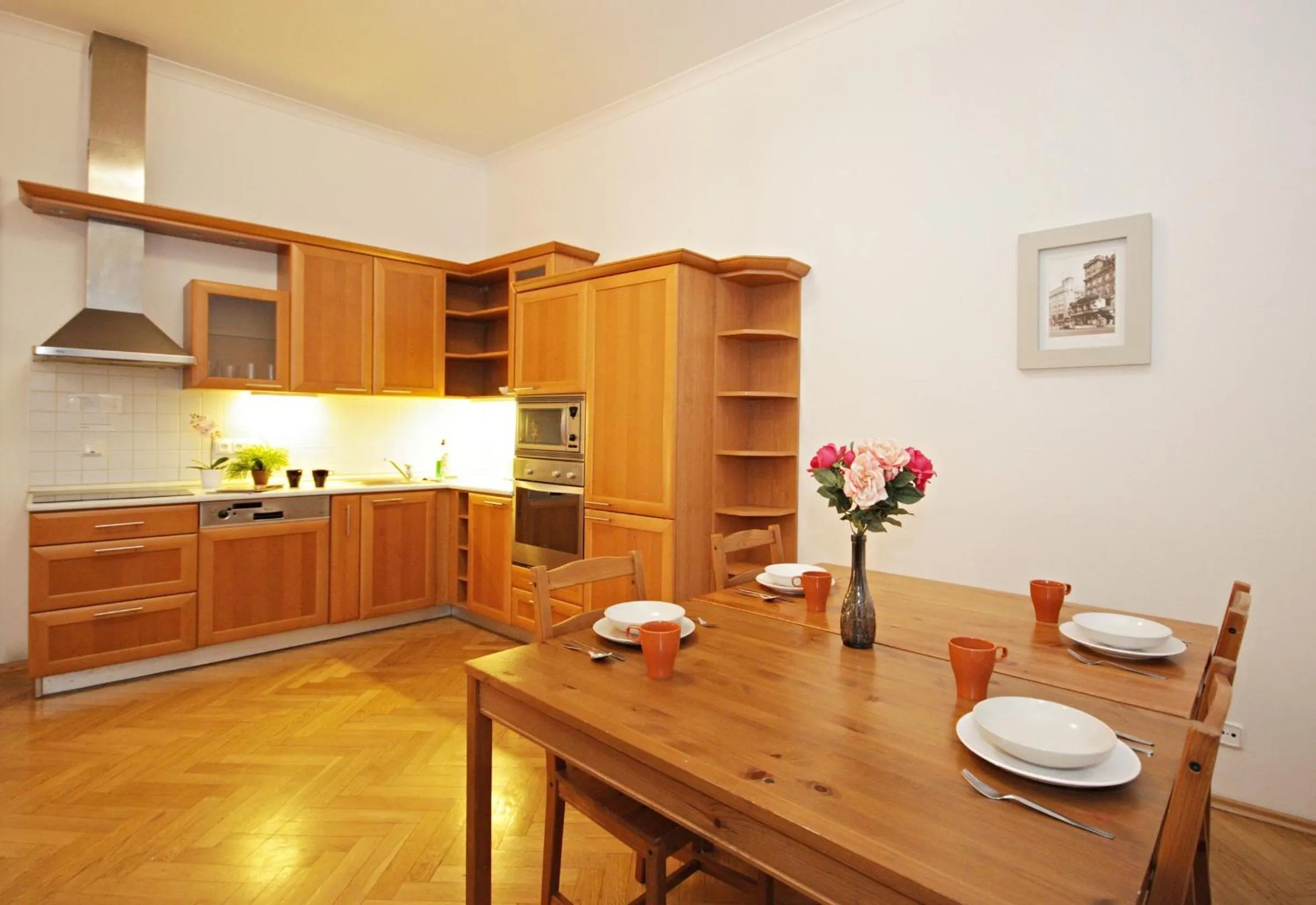 Kitchen or kitchenette in Prague Central Residence