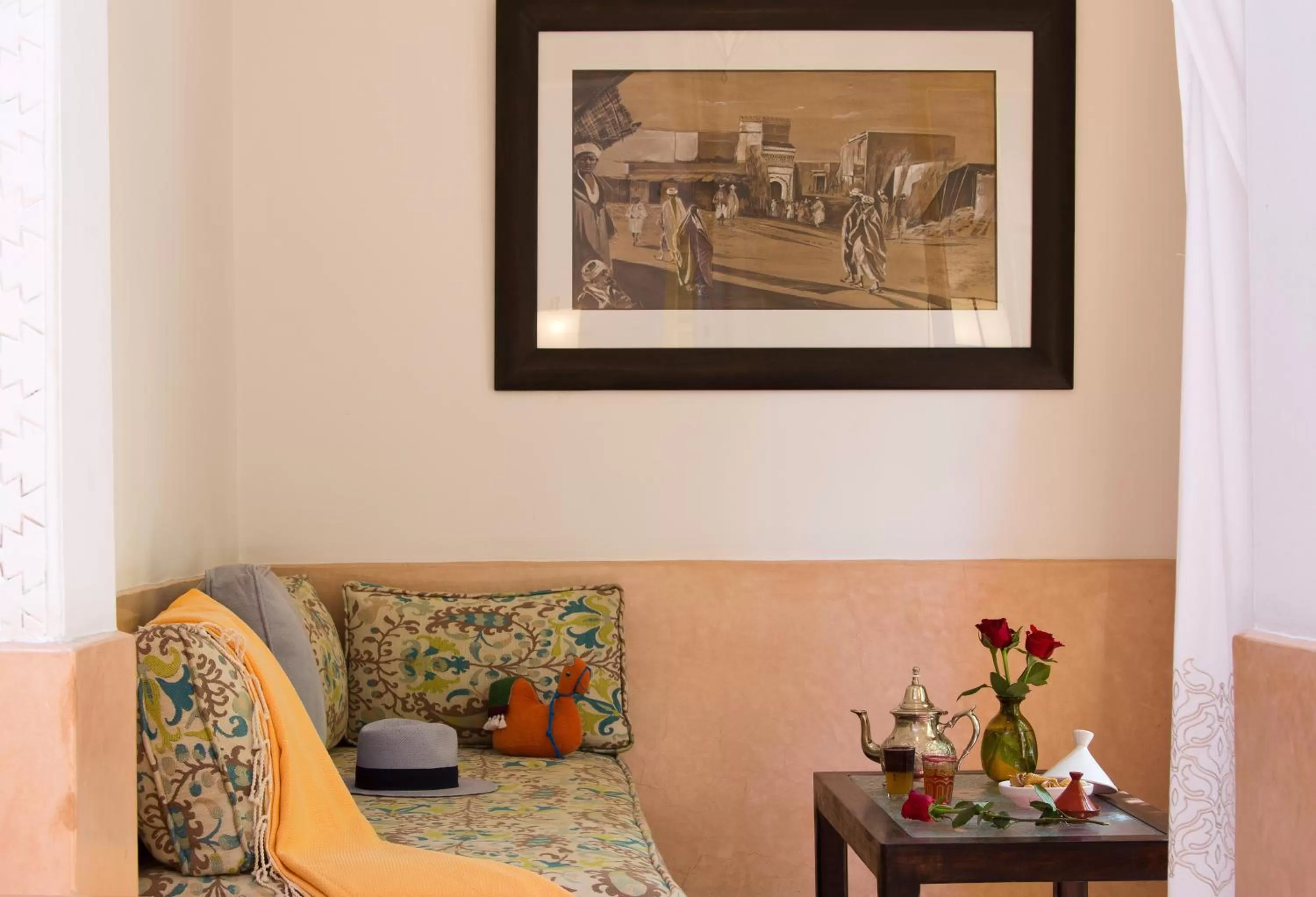 Seating area in Les Jardins De La Médina