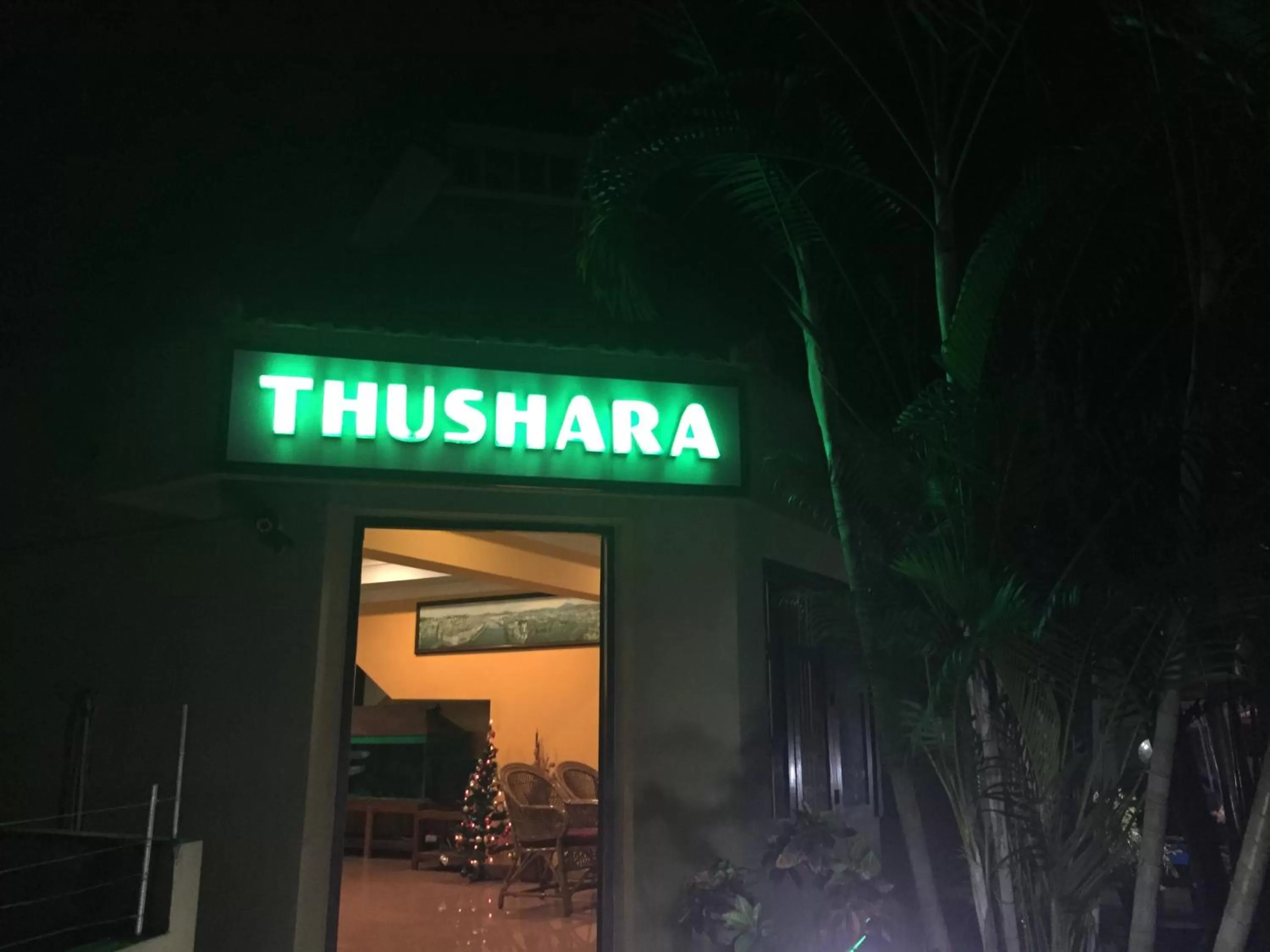 Facade/entrance in Hotel Thushara