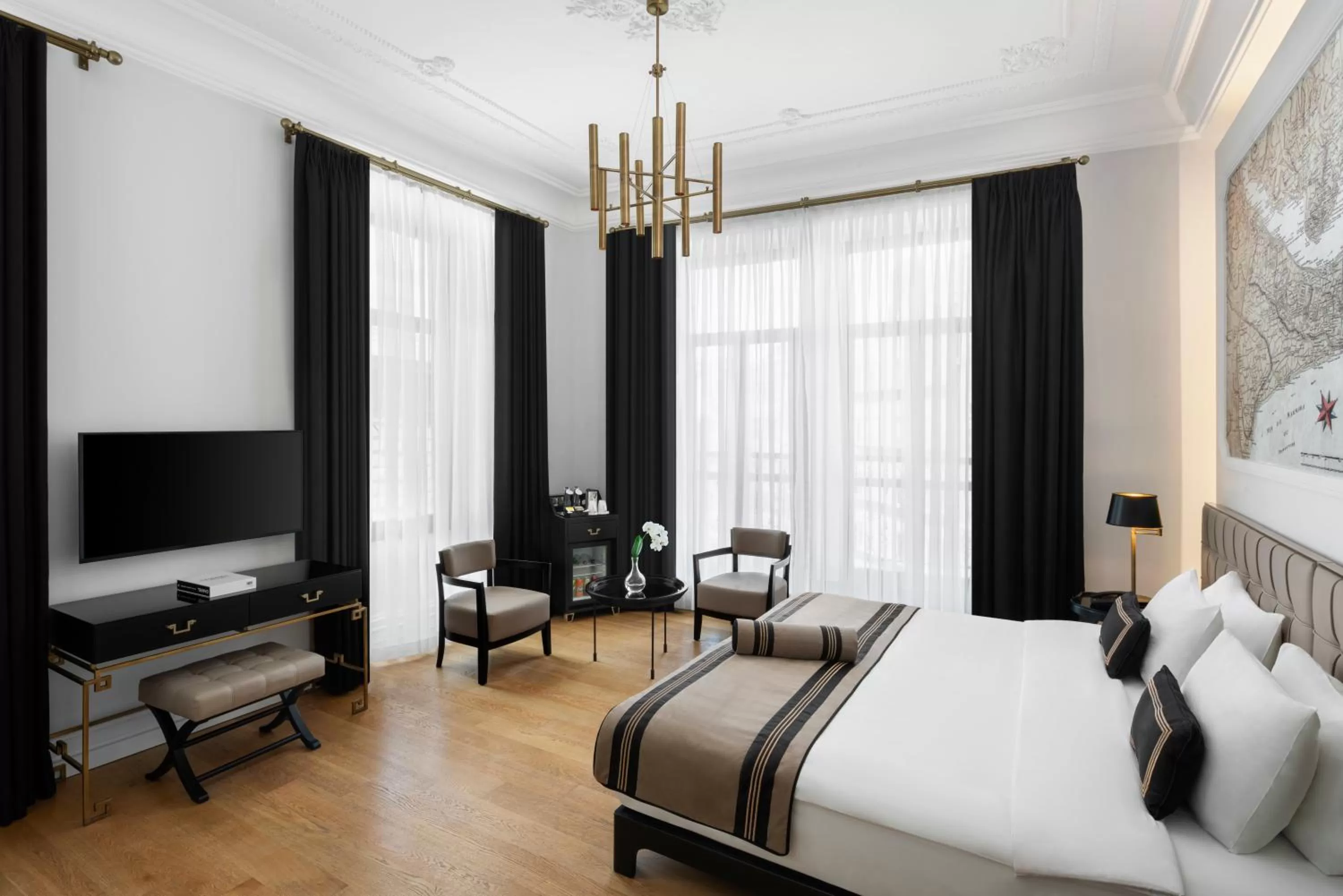 Bed in AKKA Lush Hotel Taksim