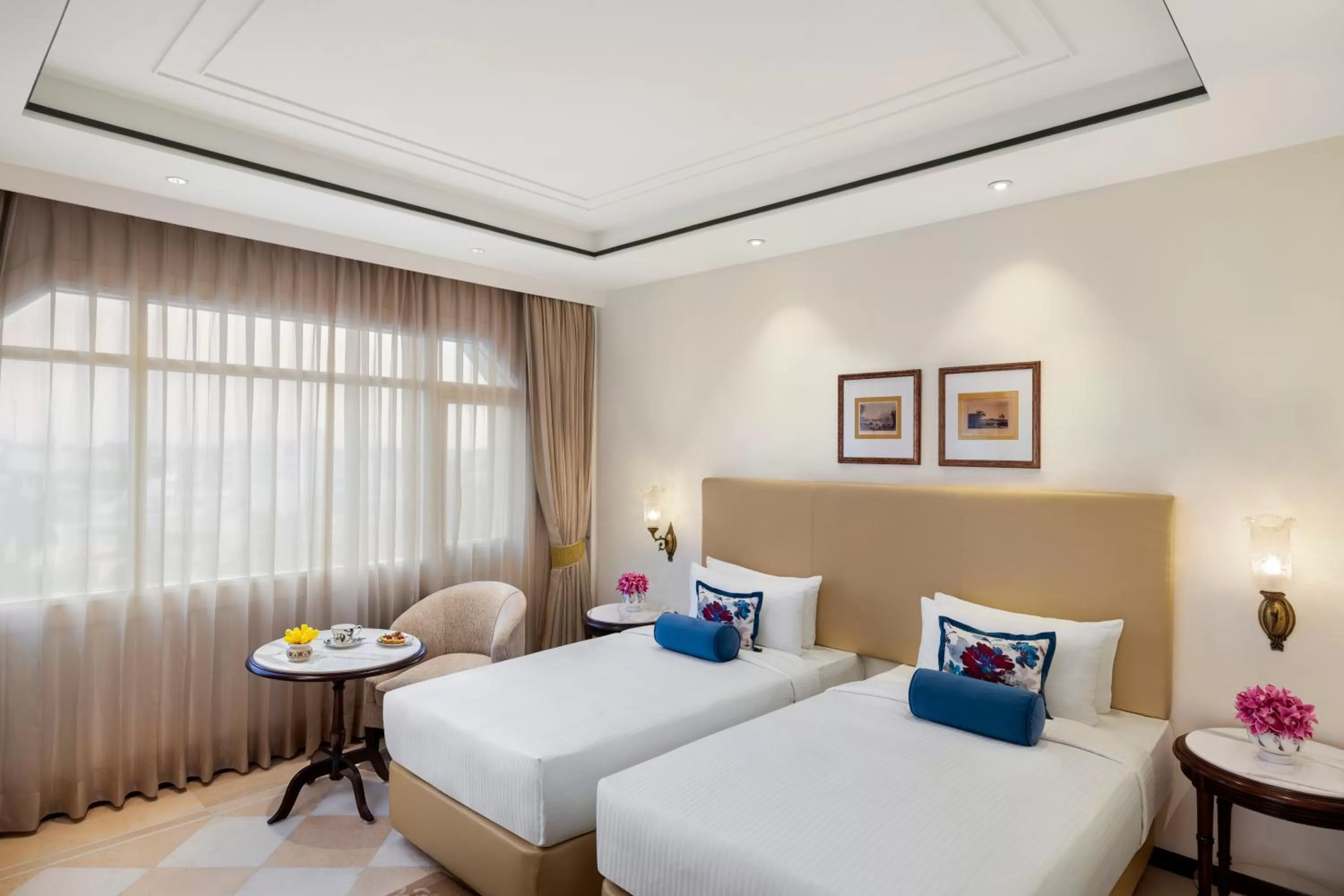 Bedroom, Bed in Tajview, Agra-IHCL SeleQtions