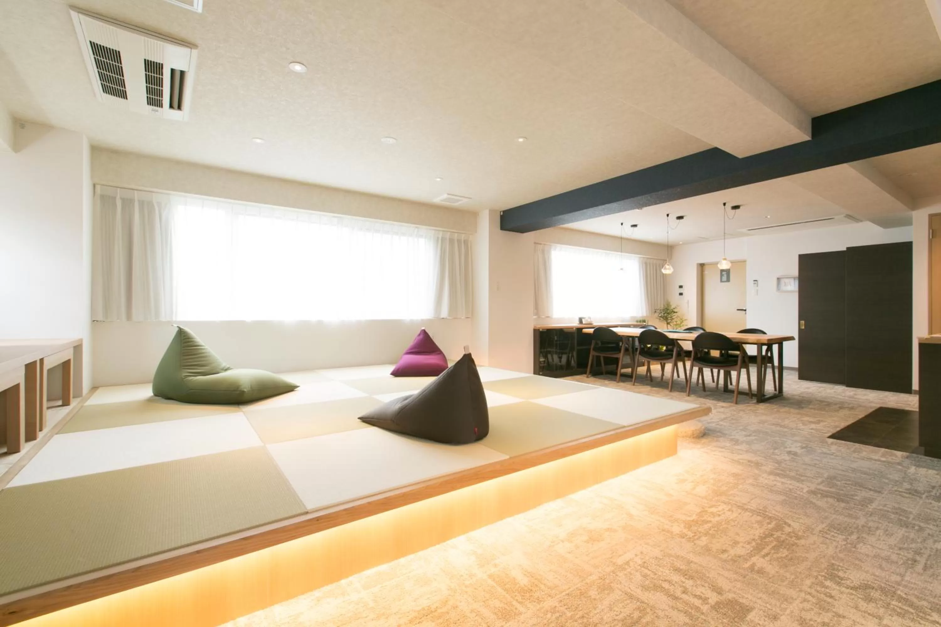 Living room, Bed in Hotel Kado Gosho-Minami Kyoto