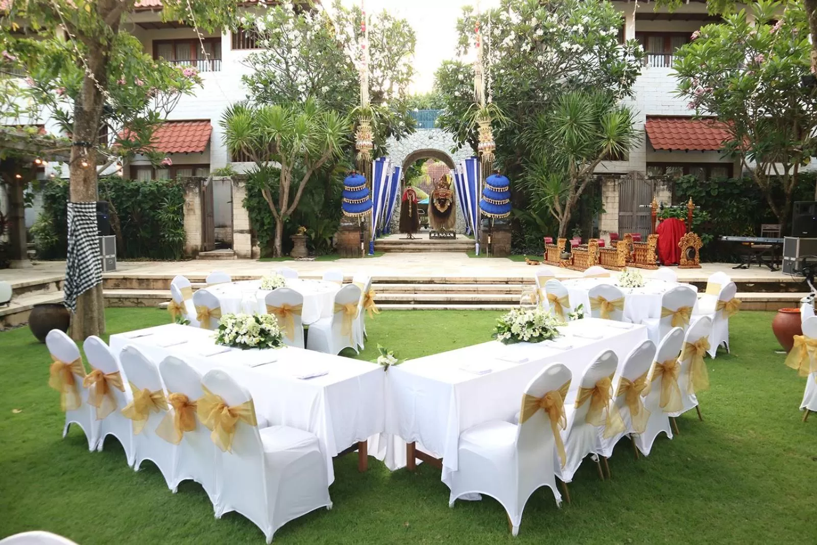 Inner courtyard view in Sudamala Resort, Sanur, Bali