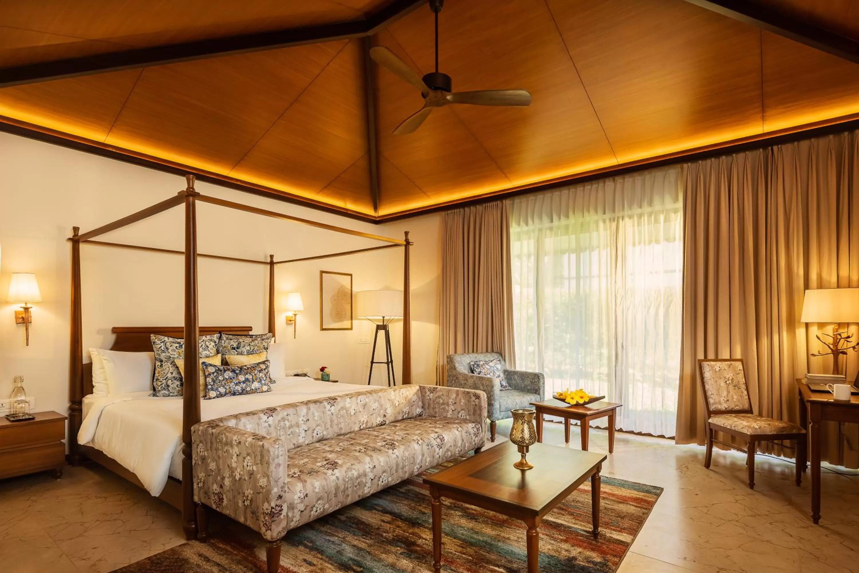 Bed in Gamyam Beach Resort