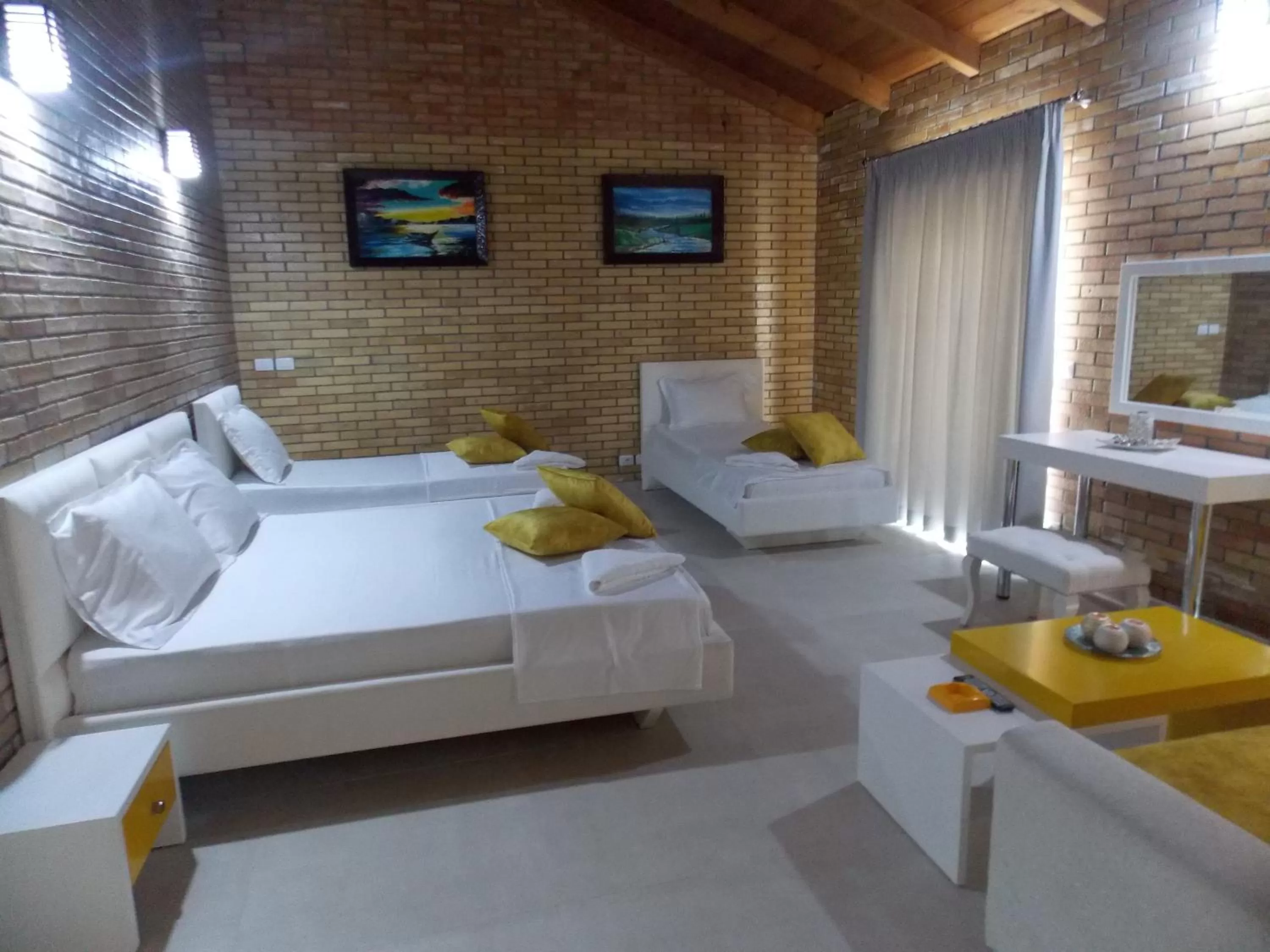 Bed in Hotel Piccolino