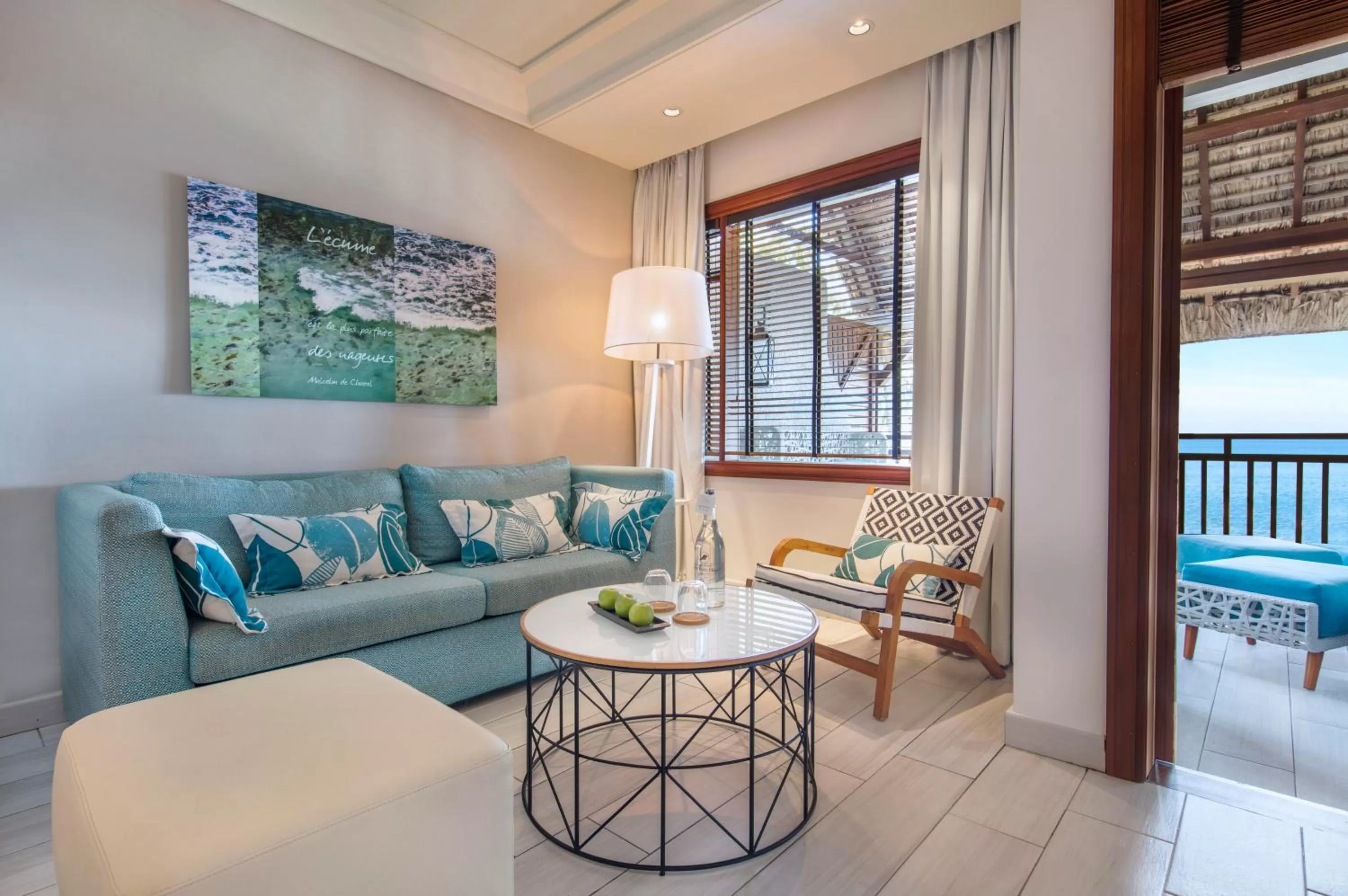 Living room in Constance Belle Mare Plage