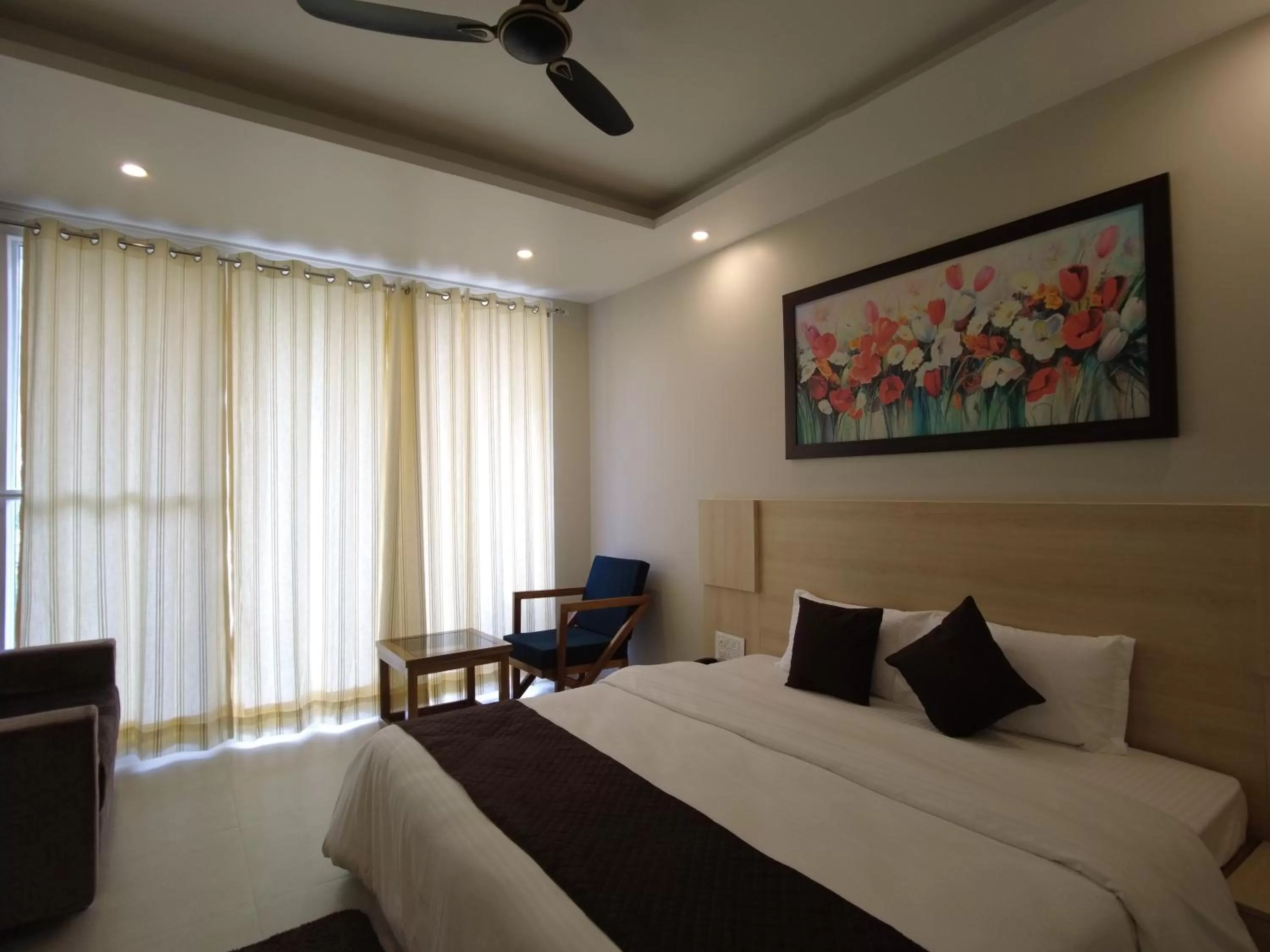 Bed in Punyah Residency Rishikesh