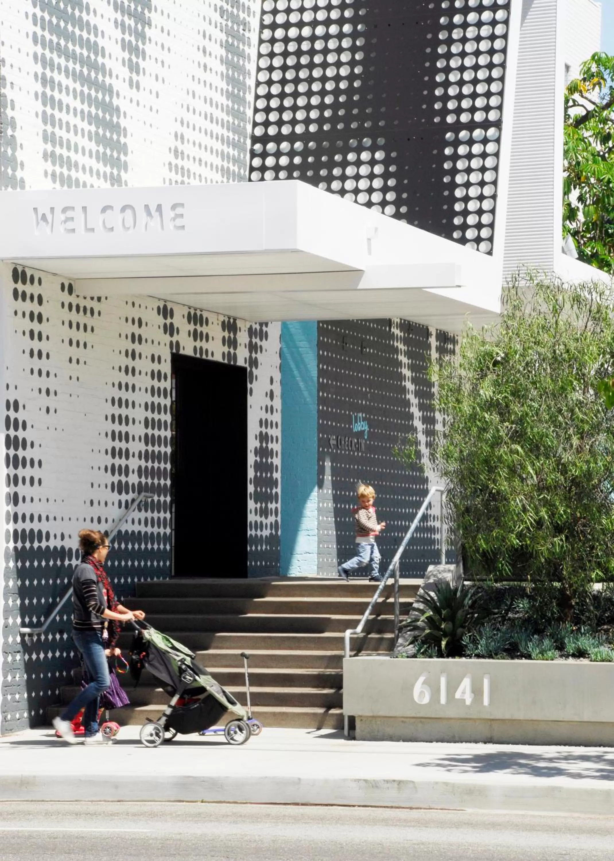 Property building in The Hollywood Franklin Hotel near Universal Studios