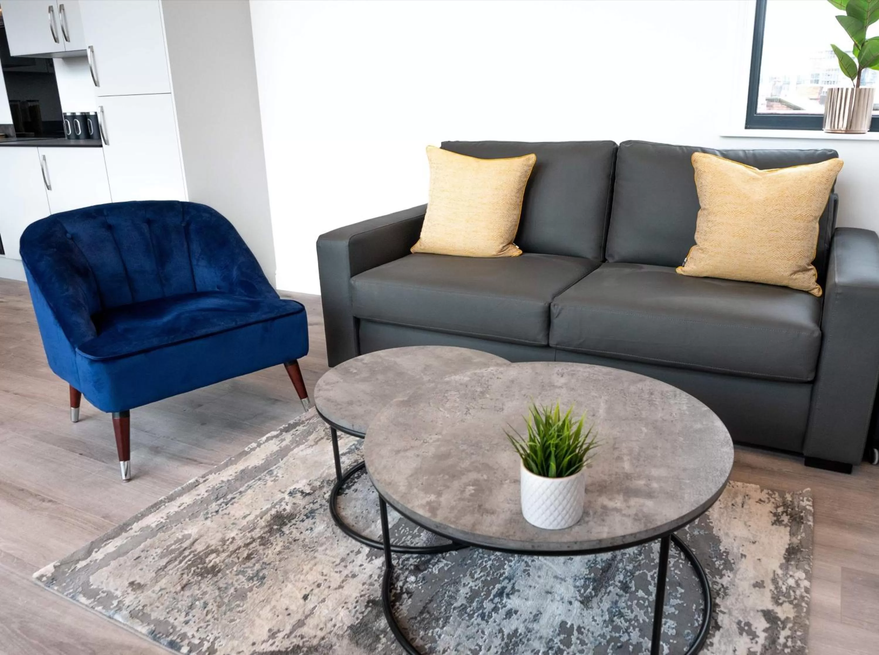 Living room, Seating Area in Dream Apartments Dale Street Liverpool