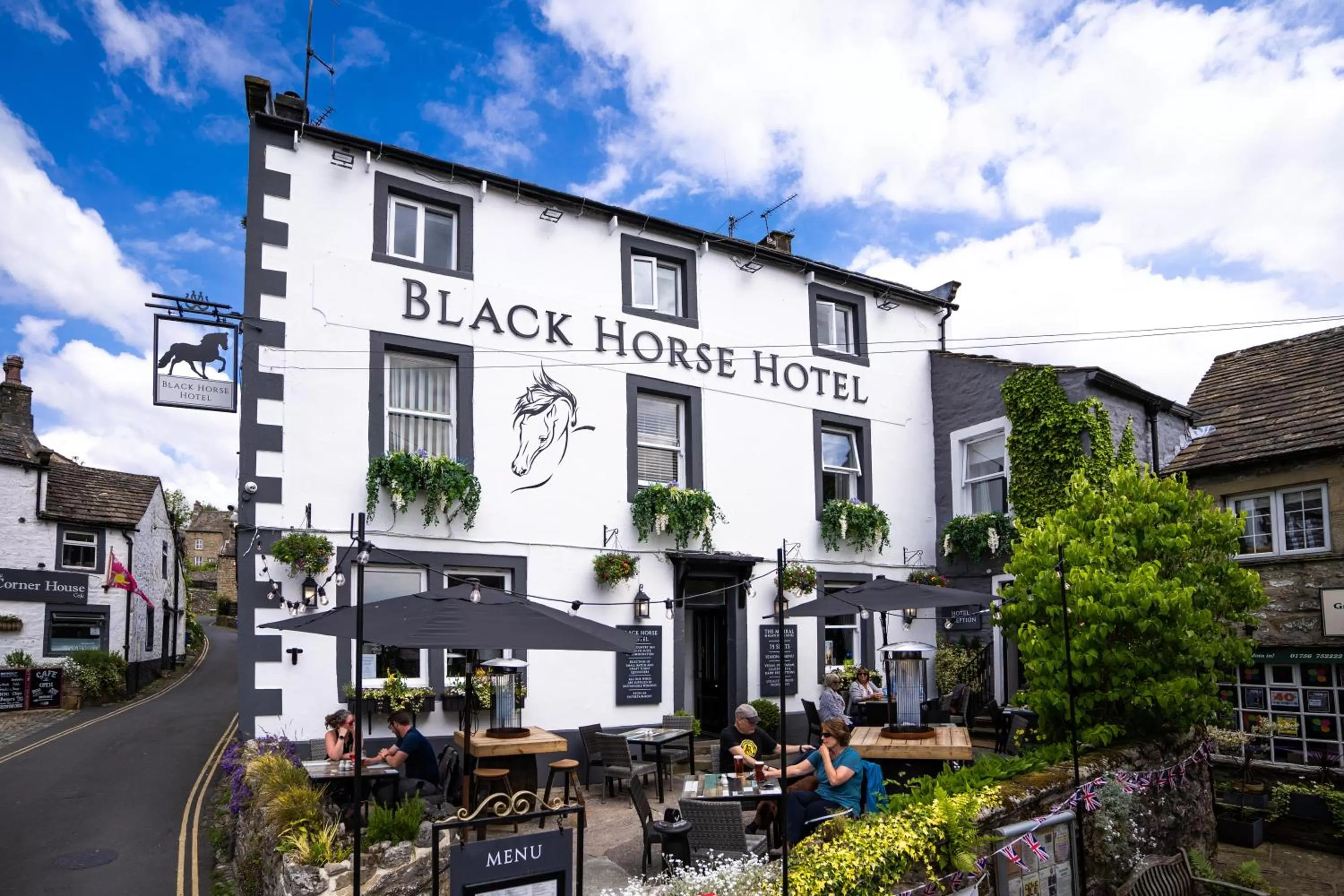 Property building in Black Horse Hotel