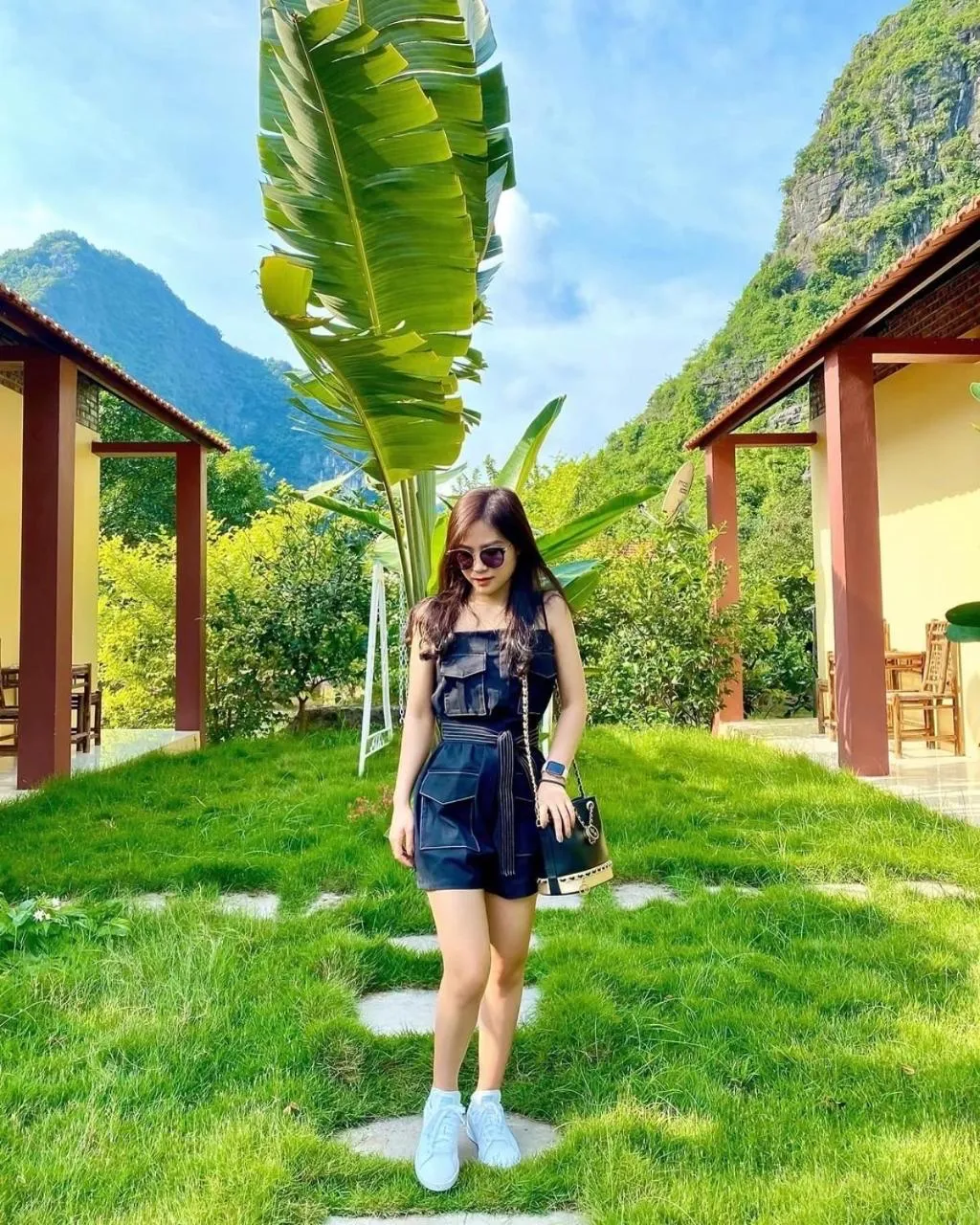 Garden in Trang An Retreat