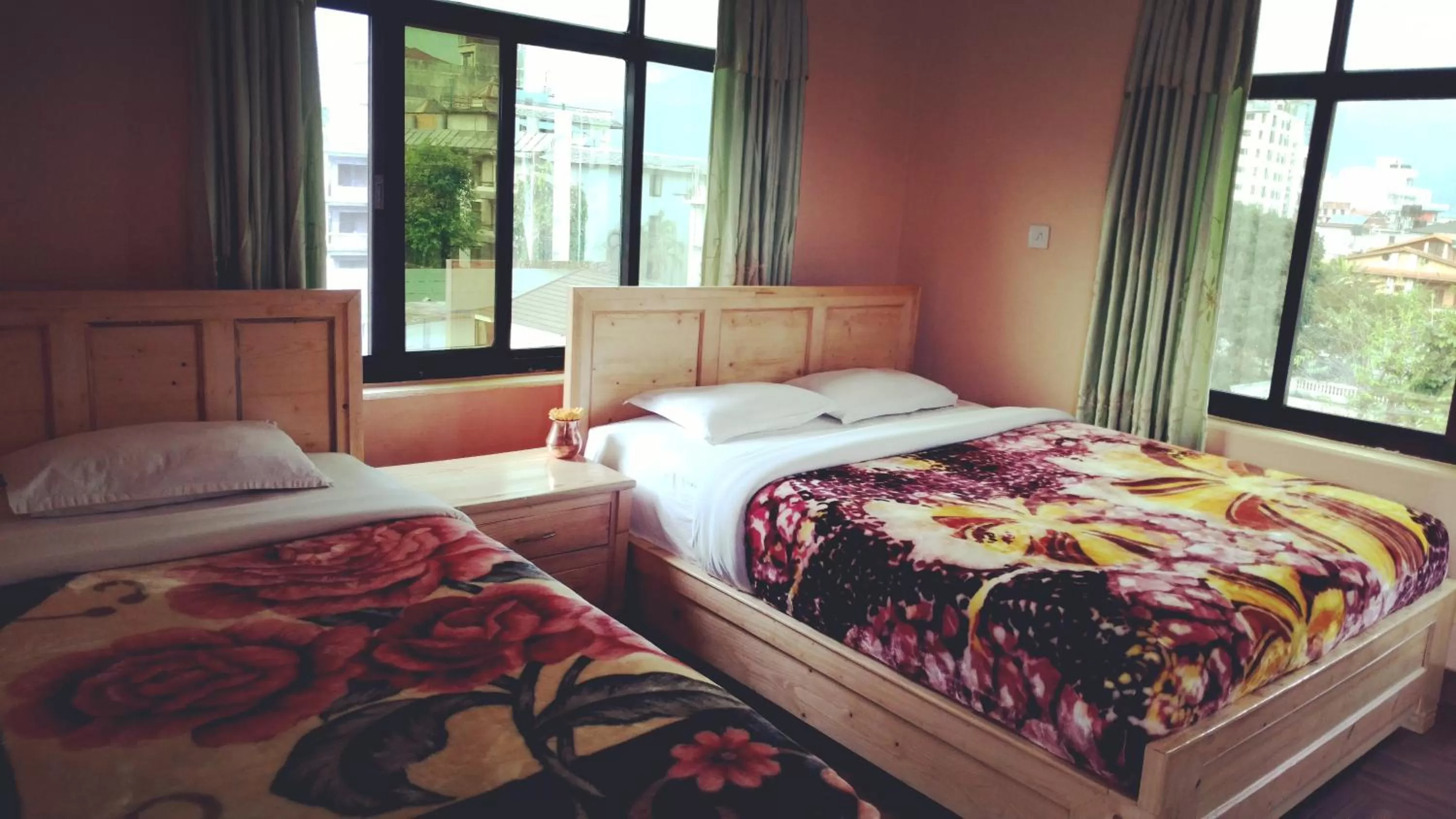 Bed in Hotel Diplomat