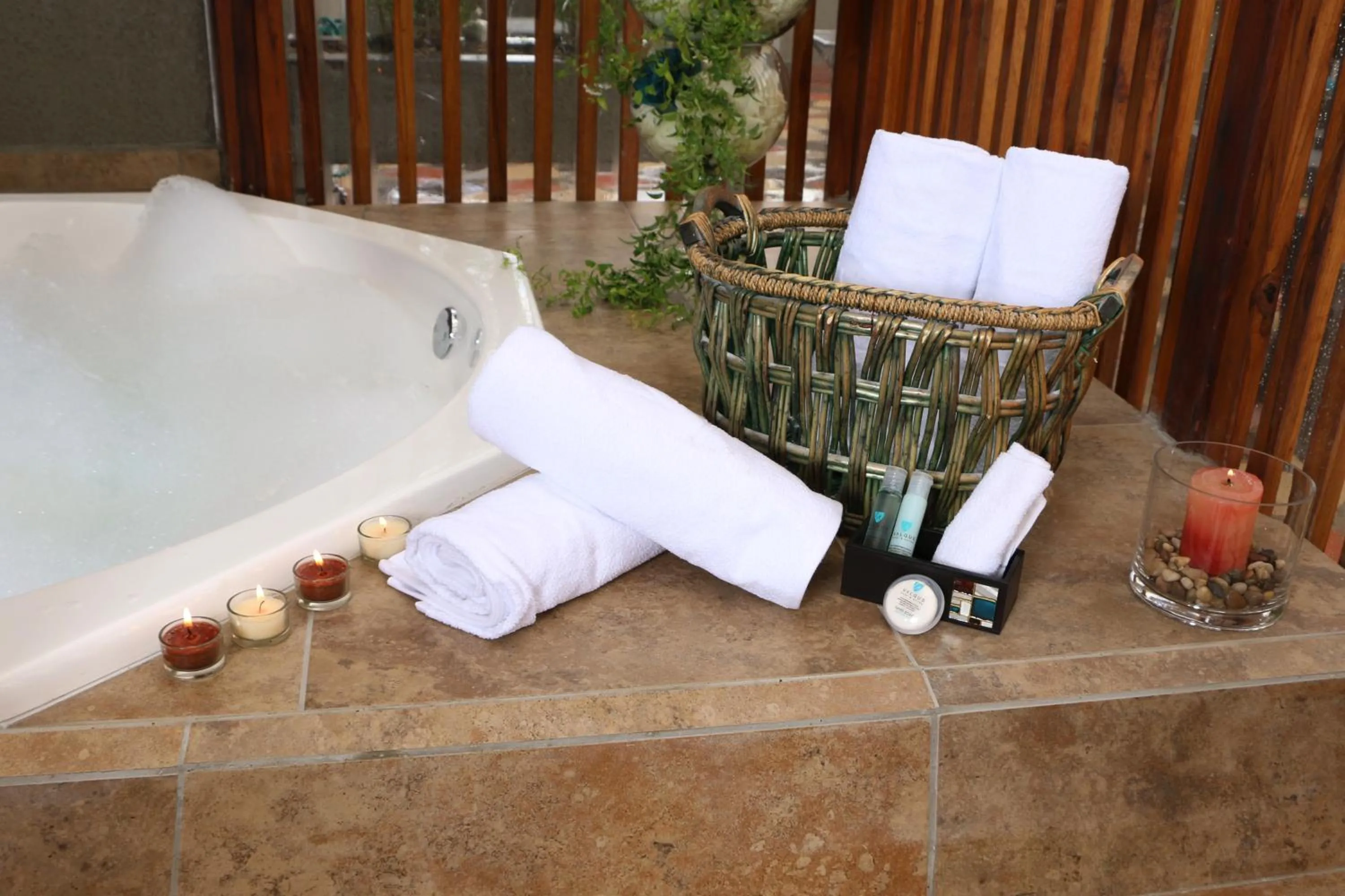 Hot Tub in Hotel Valgus