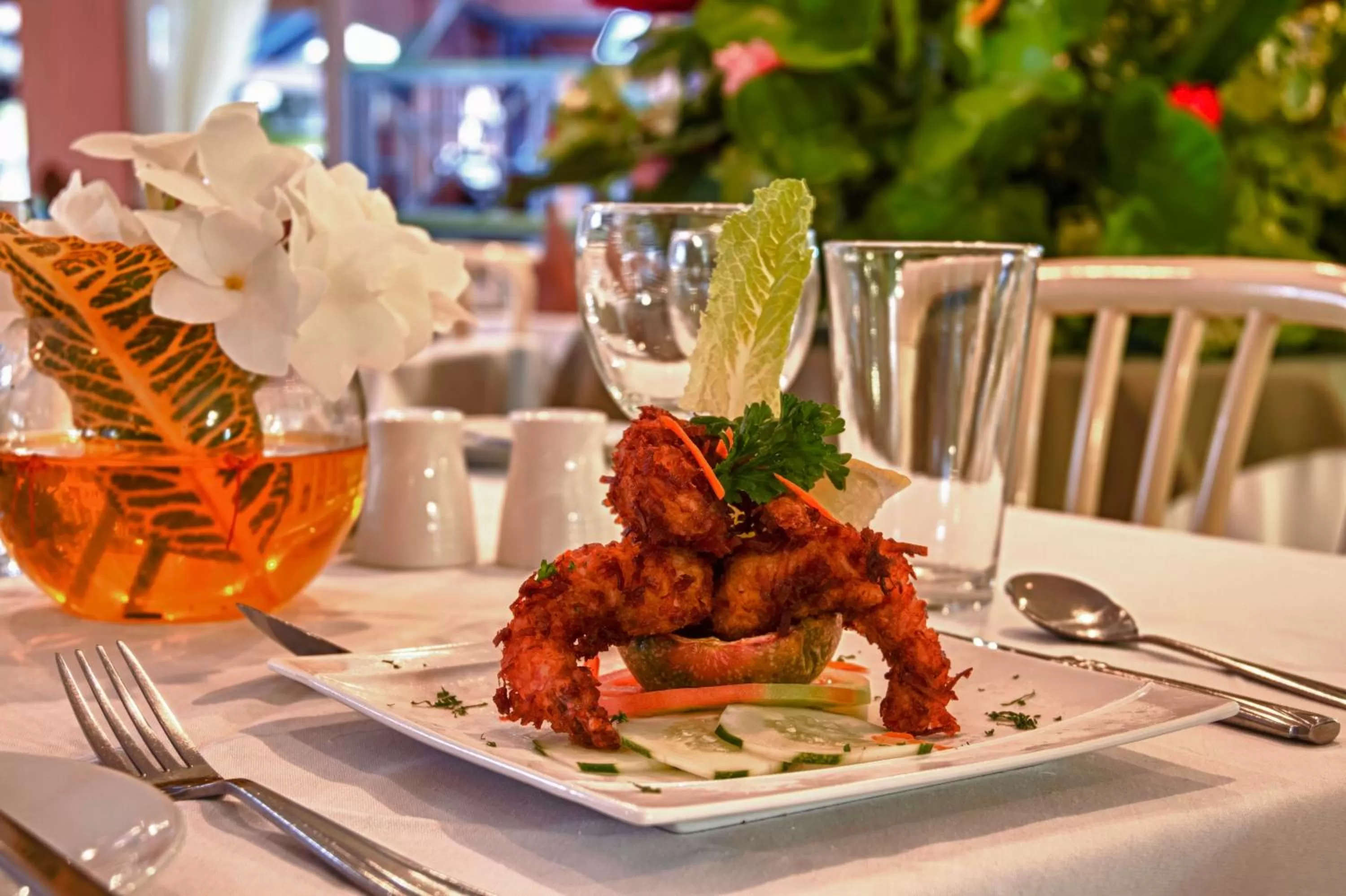 Food in Bay Gardens Hotel