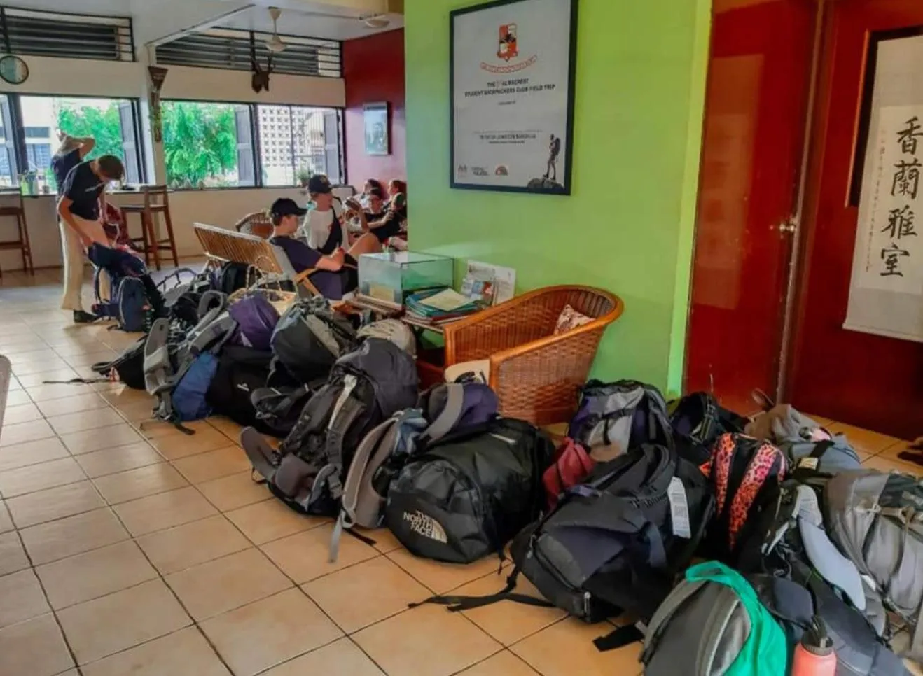 group of guests in Akinabalu Youth Hostel