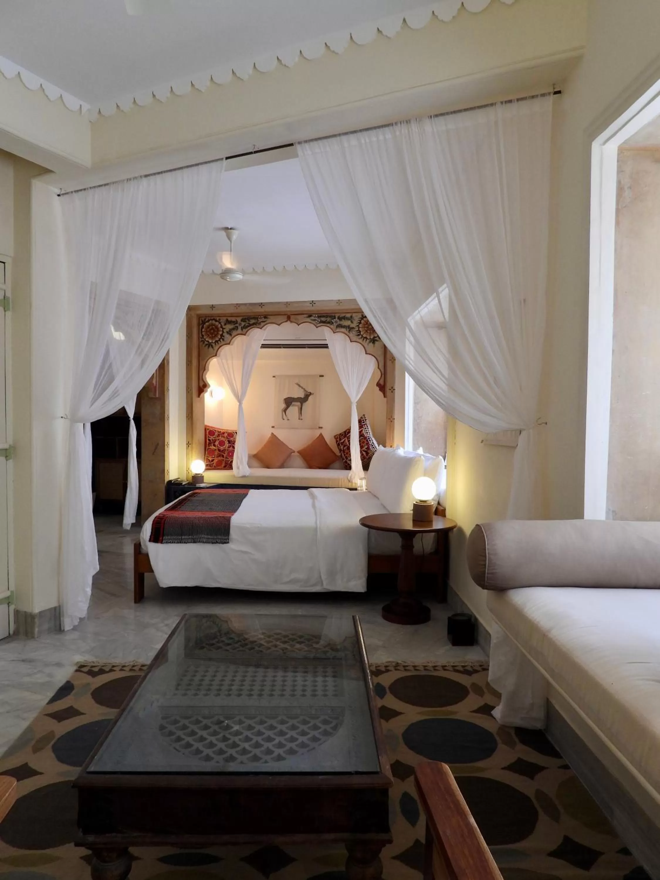 Bed in The Stepwell Hotel