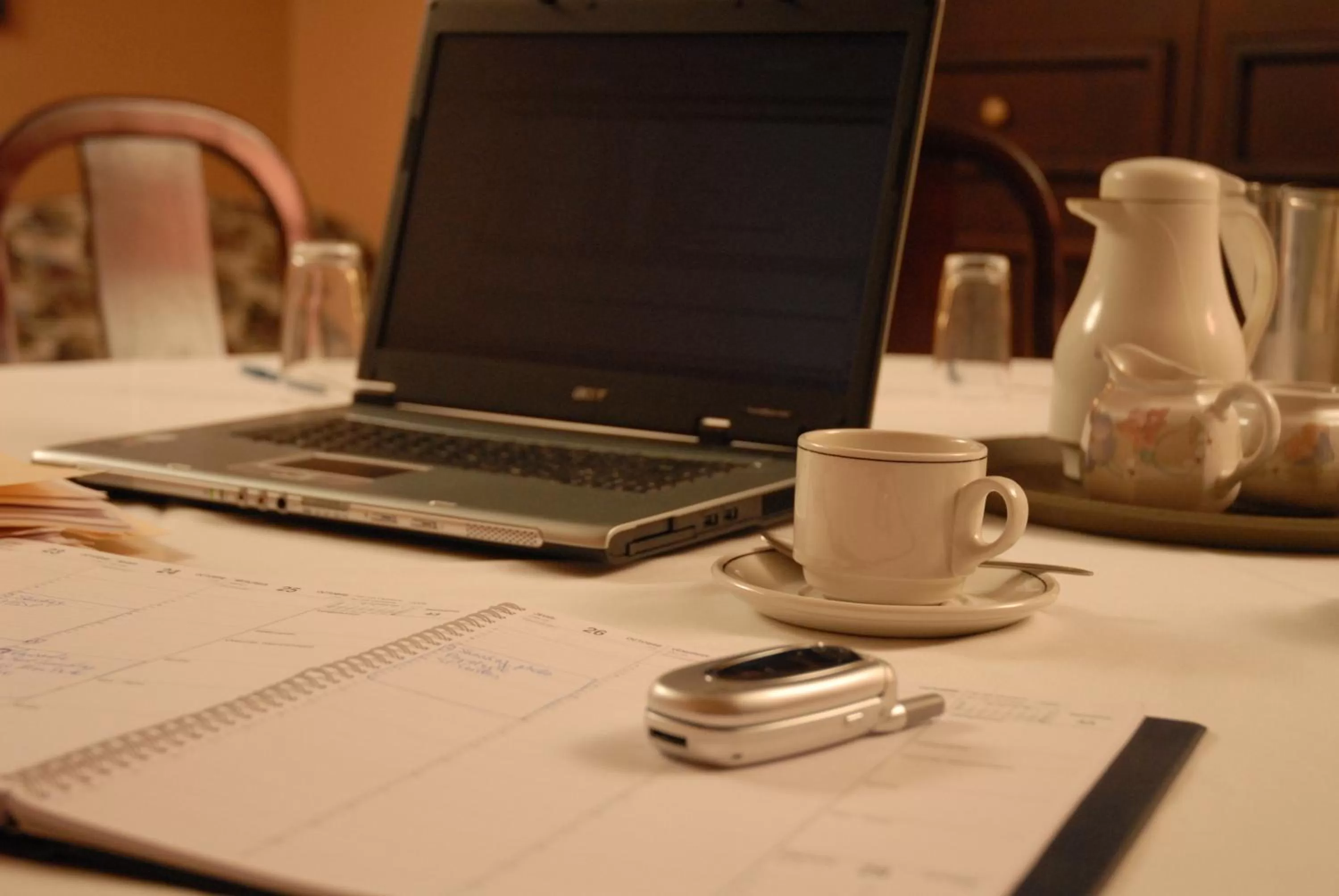 Seating area in Hotel Baie Saint Paul