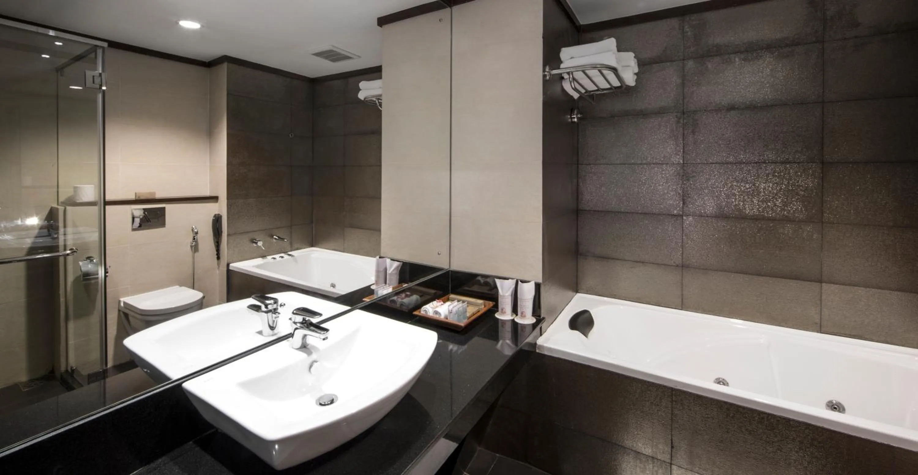 Bathroom in Tangerine Beach Hotel