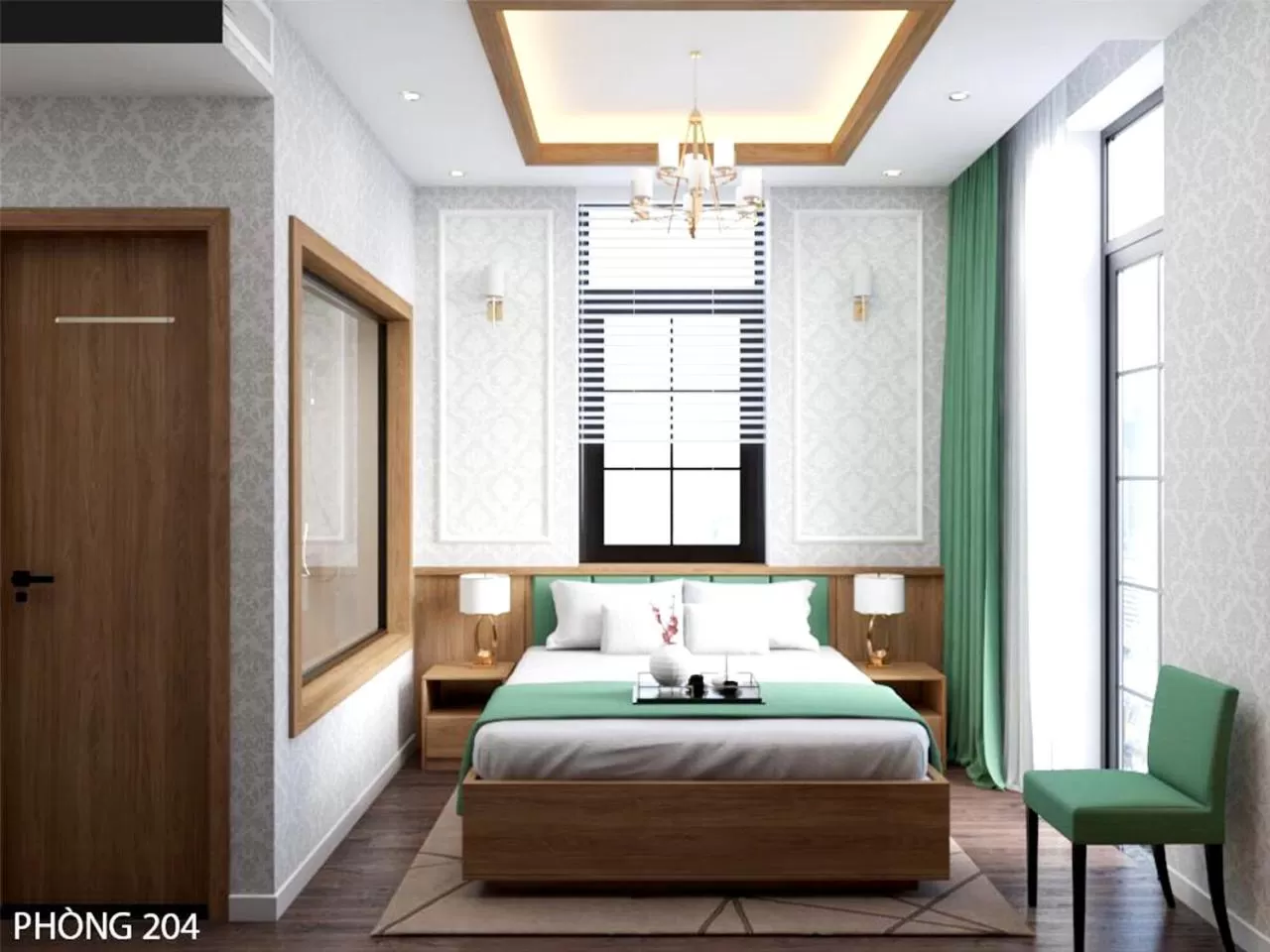 Photo of the whole room in Halong Lavender Hotel