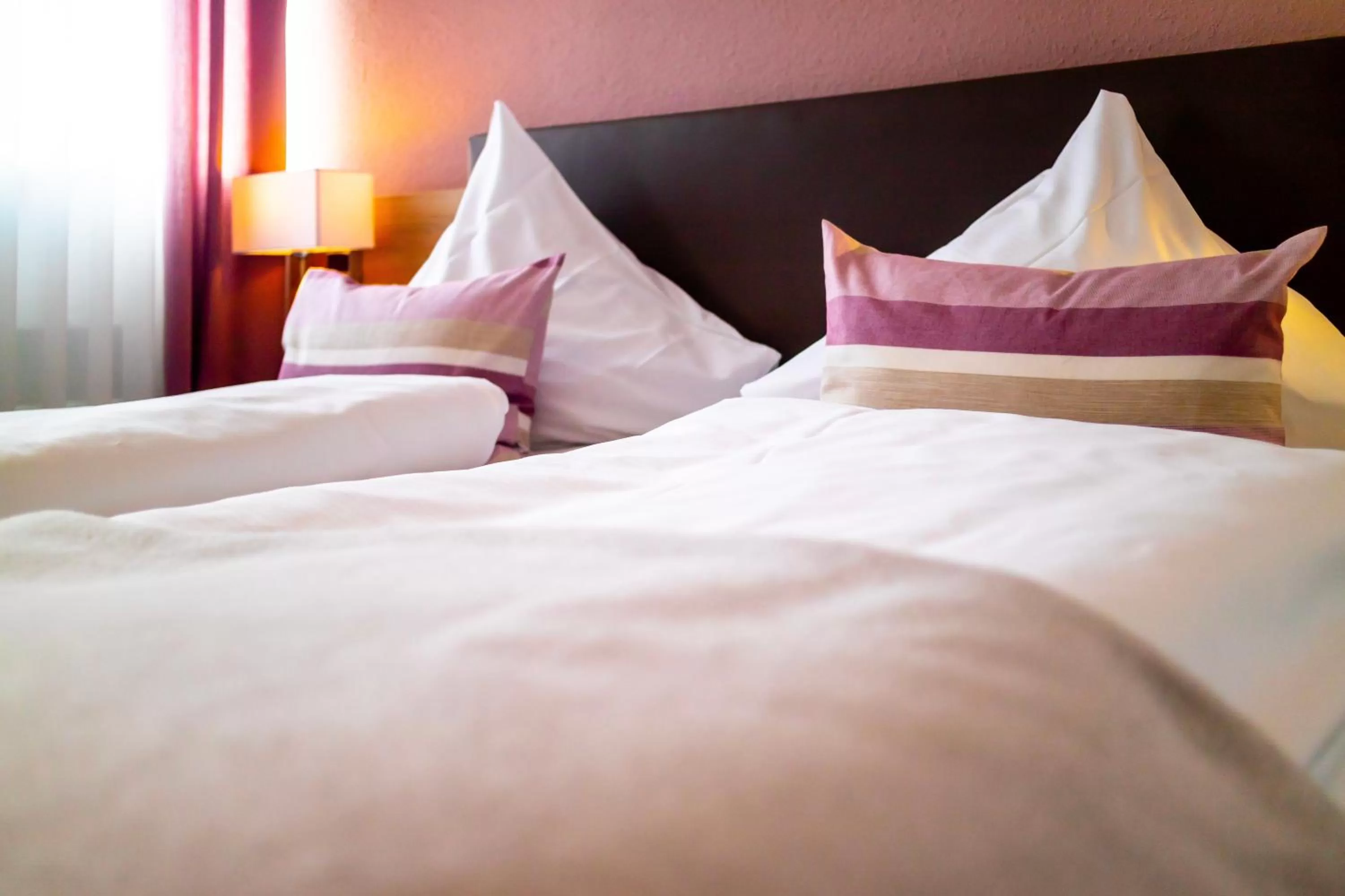 Decorative detail, Bed in Hotel Restaurant Verst