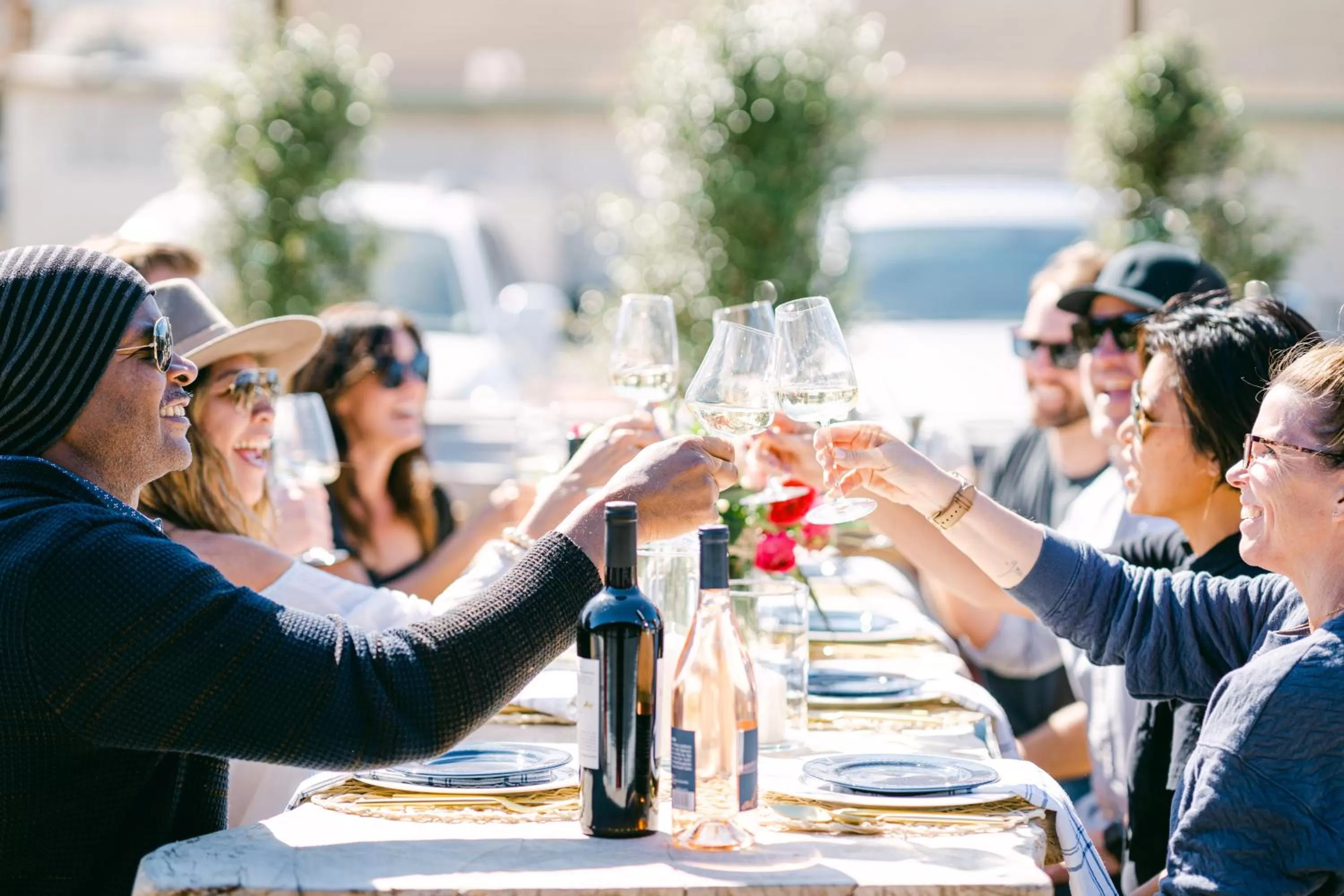 group of guests in Viking Inn