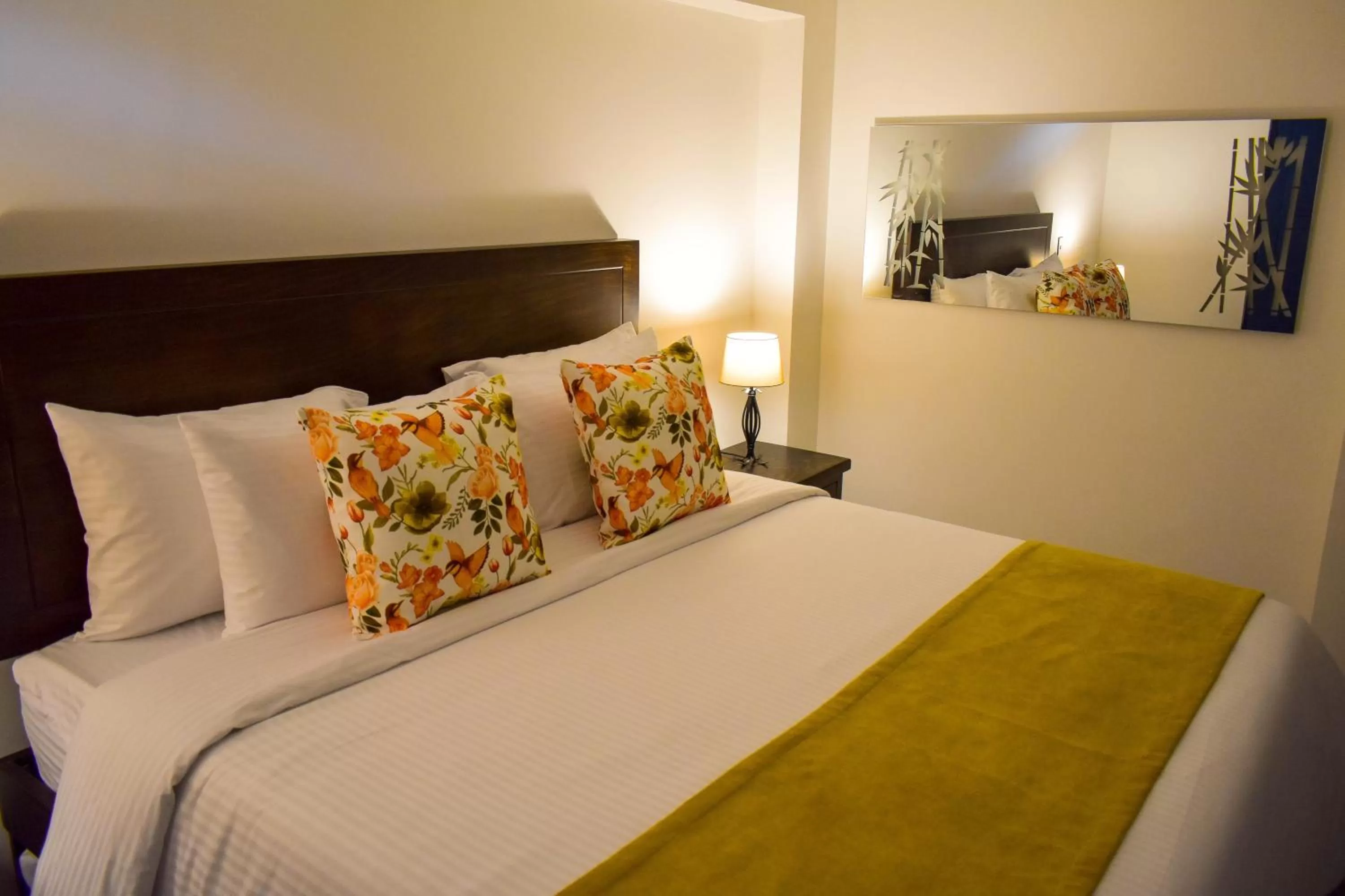 Bed in Guaduales Ecohotel