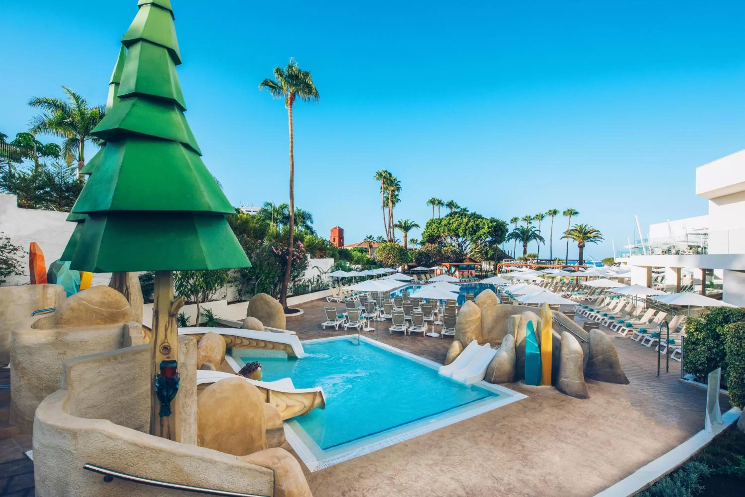 Aqua park in Iberostar Waves Bouganville Playa