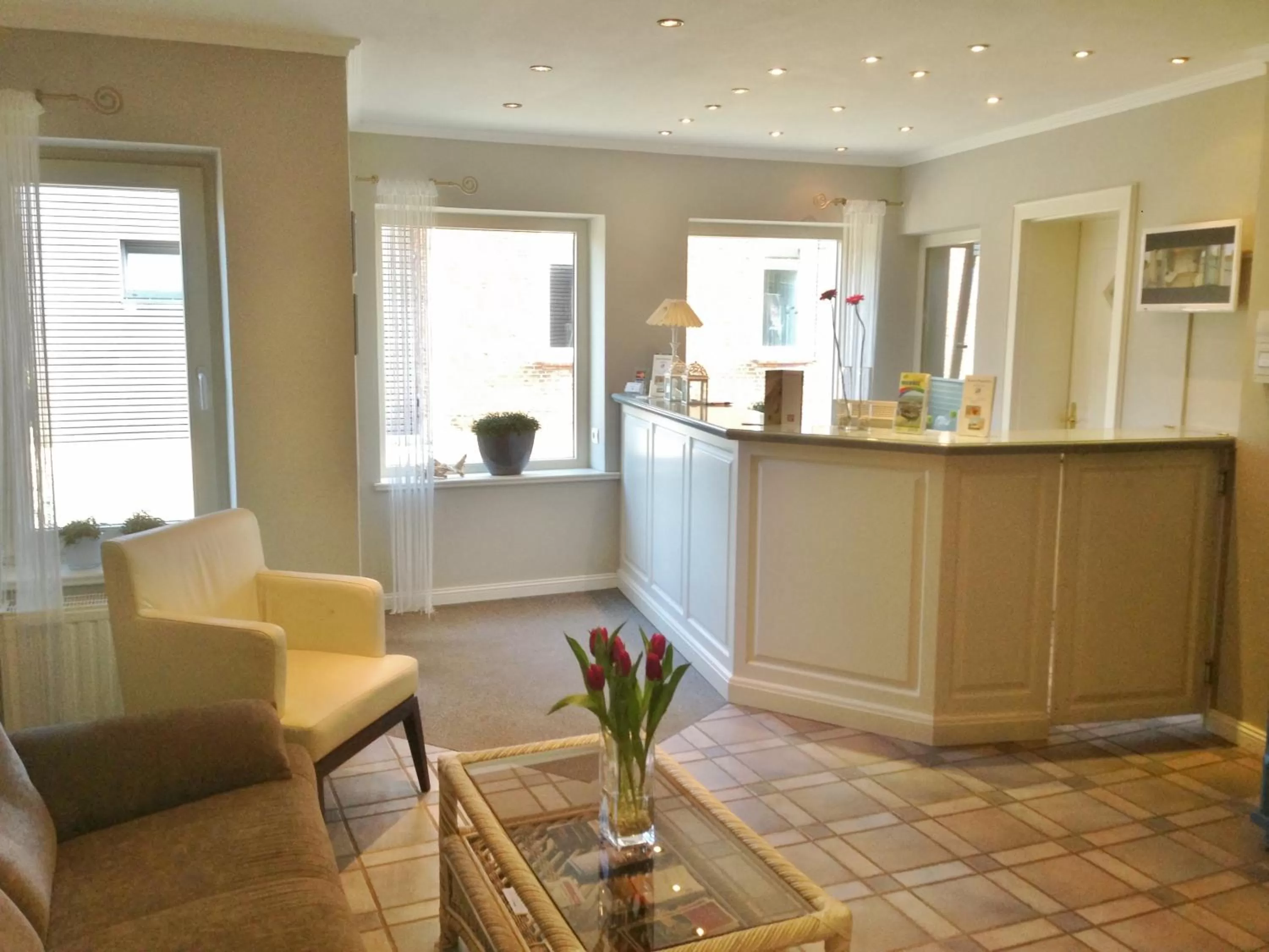 Lobby or reception in Hotel Insel Pension