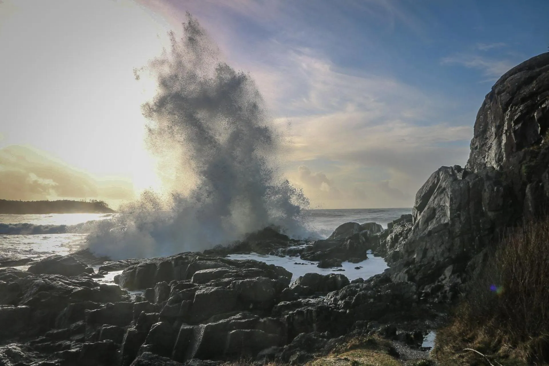 Natural landscape in Pluvio restaurant and rooms