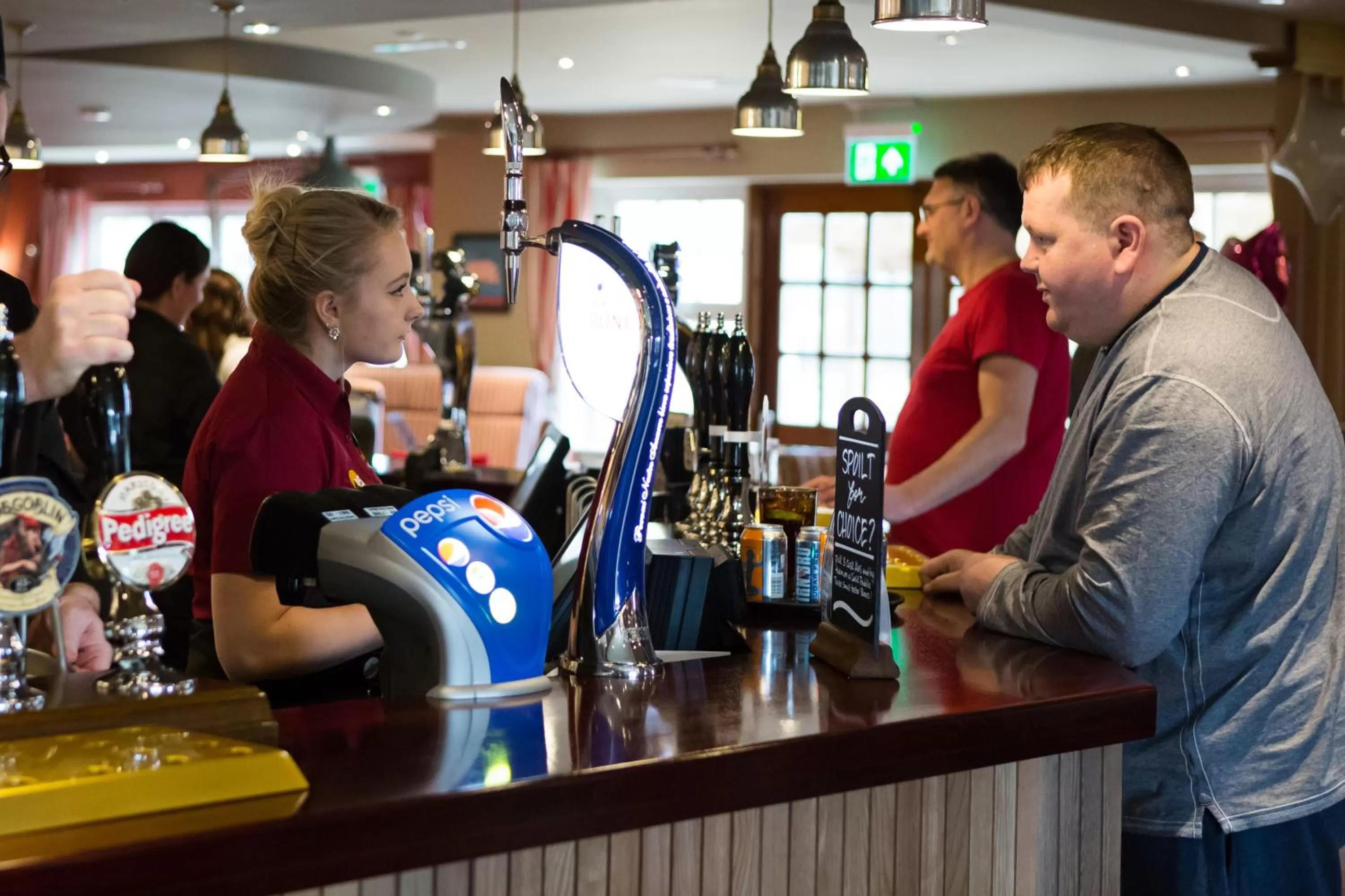 Lounge or bar in Red Squirrel, Stevenston by Marston's Inns