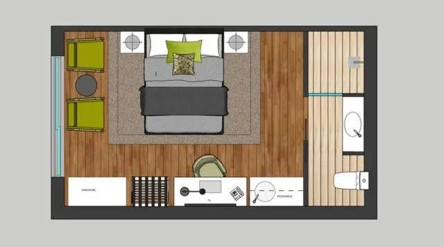 Floor plan in Allure On Ocean Motel - Mollymook Beach