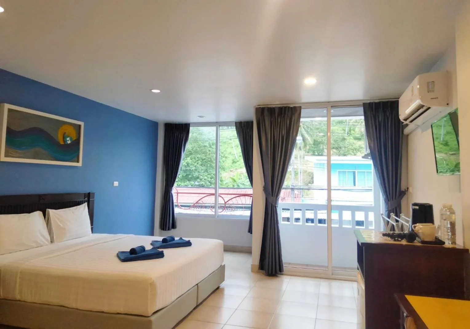 Bed in Karon Living Room - SHA Plus