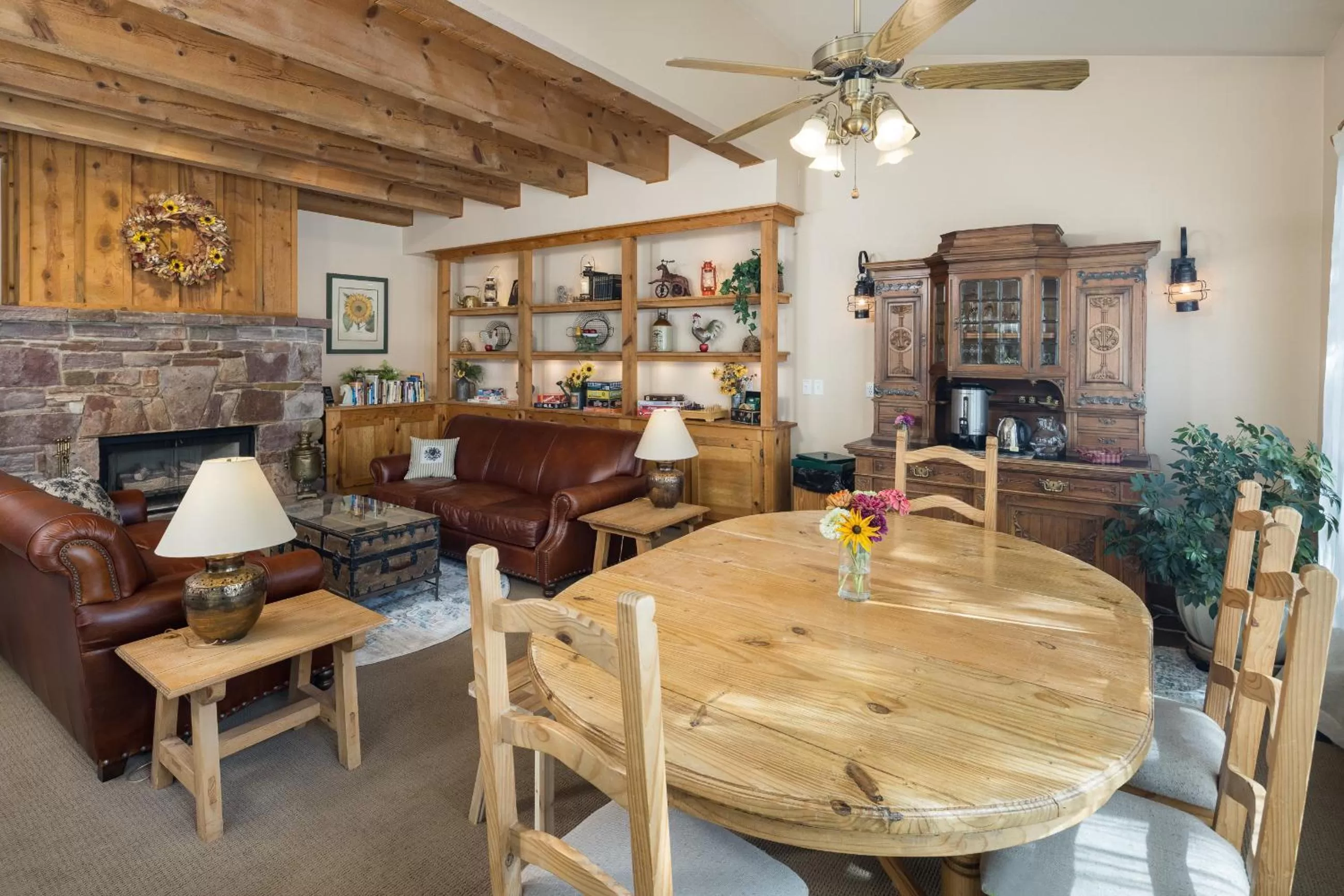 Game Room in Sunflower Hill Inn