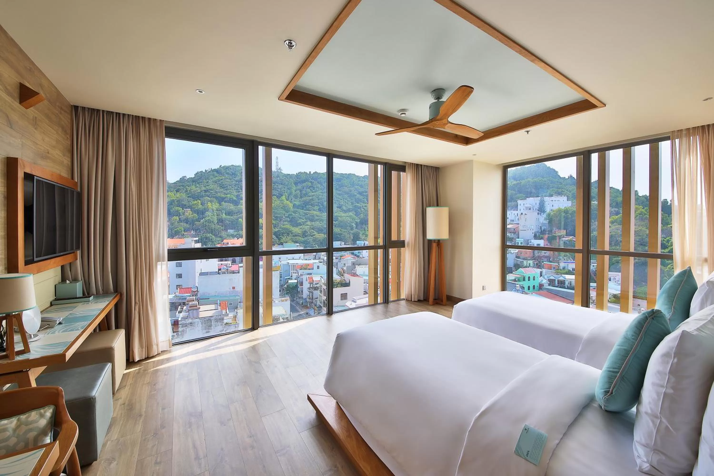 View (from property/room), Bed in Fusion Suites Vung Tau