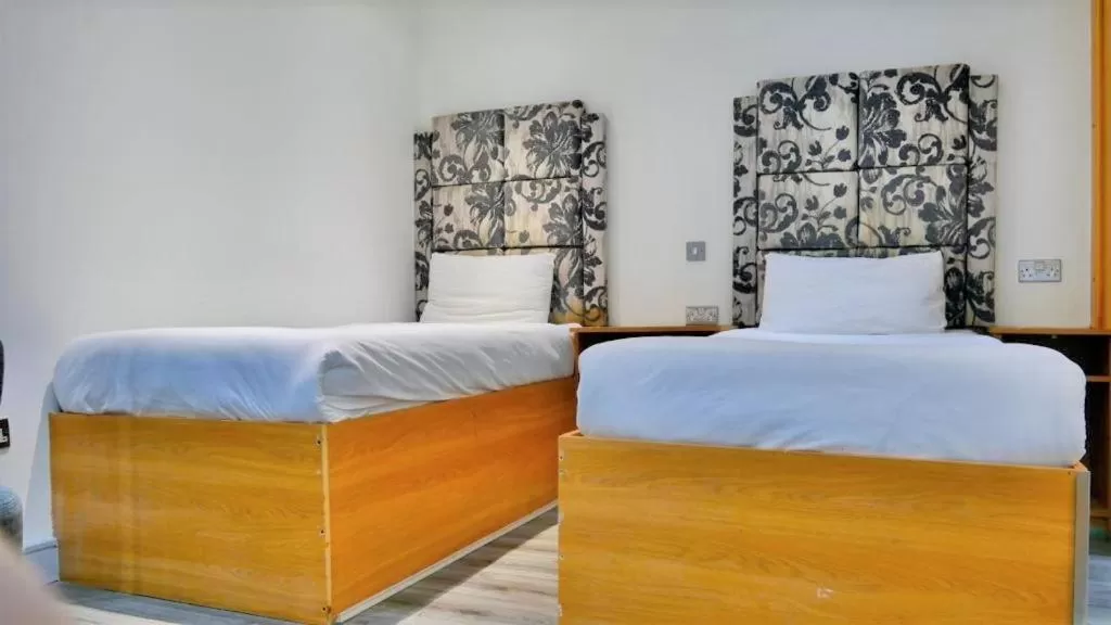 Bed in Print Works Hotel