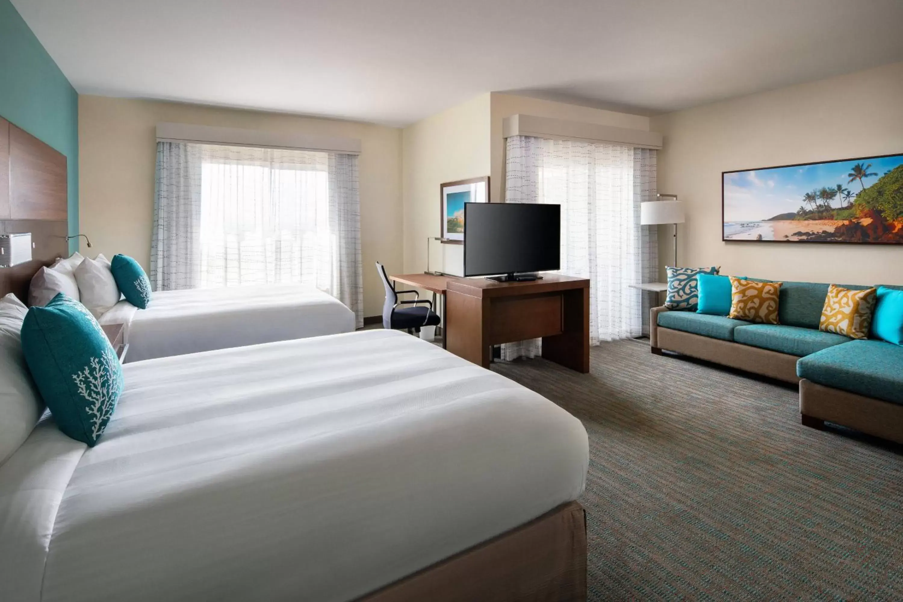 Queen Studio with Sofa Bed - Hearing Accessible in Residence Inn by Marriott Maui Wailea Queen Studio with Sofa Bed - Hearing Accessible in Residence Inn by Marriott Maui Wailea