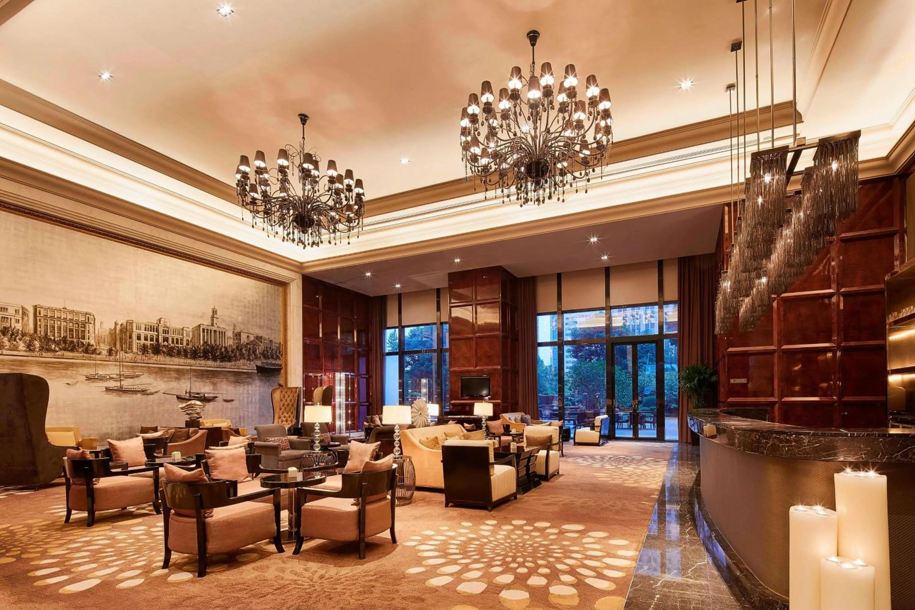 Lobby or reception in The Westin Wuhan Wuchang