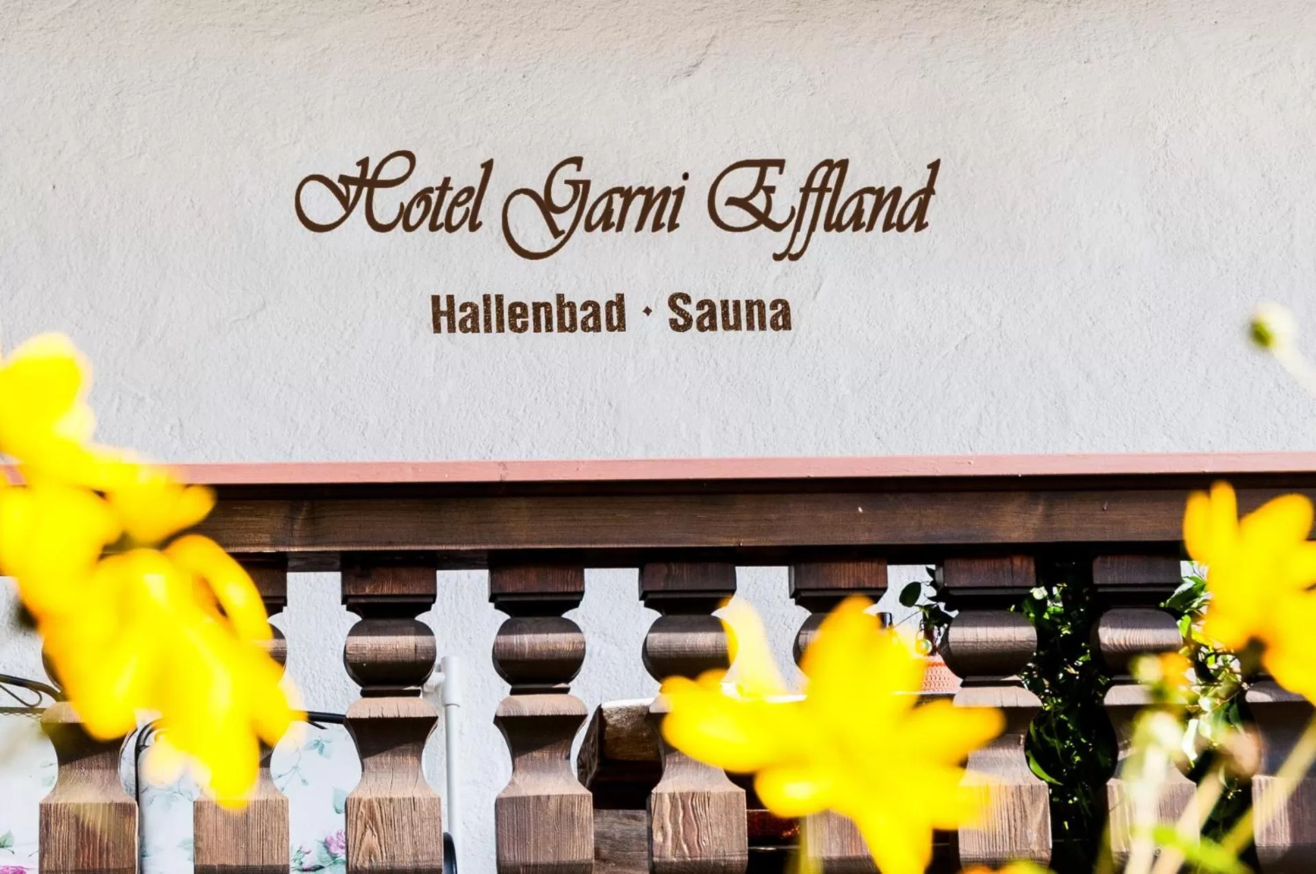 Property logo or sign in Hotel Effland -Sauna -Pool