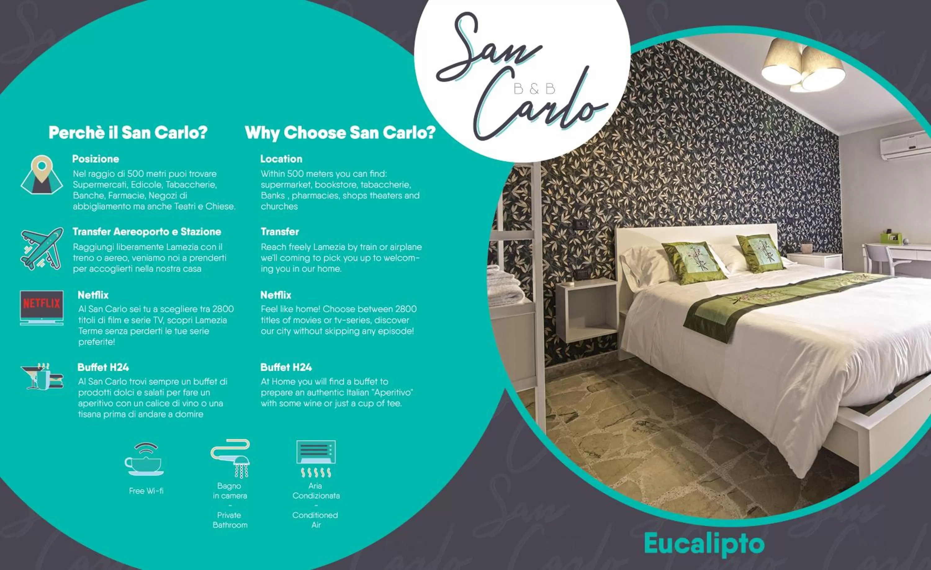 Property building, Bed in B&B San Carlo