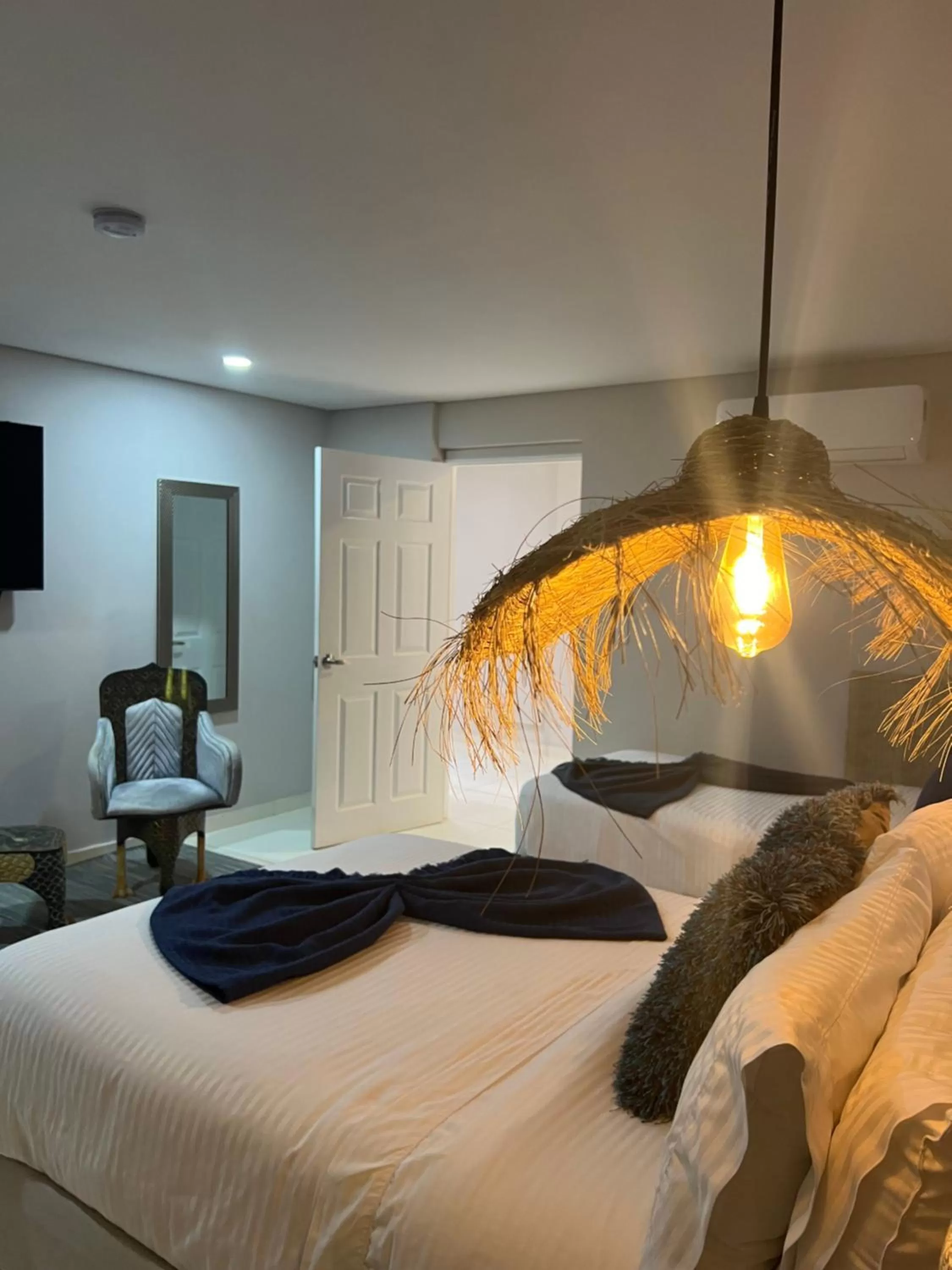 Bed in Hotel Boutique CASA CHUNUU Santa Marta