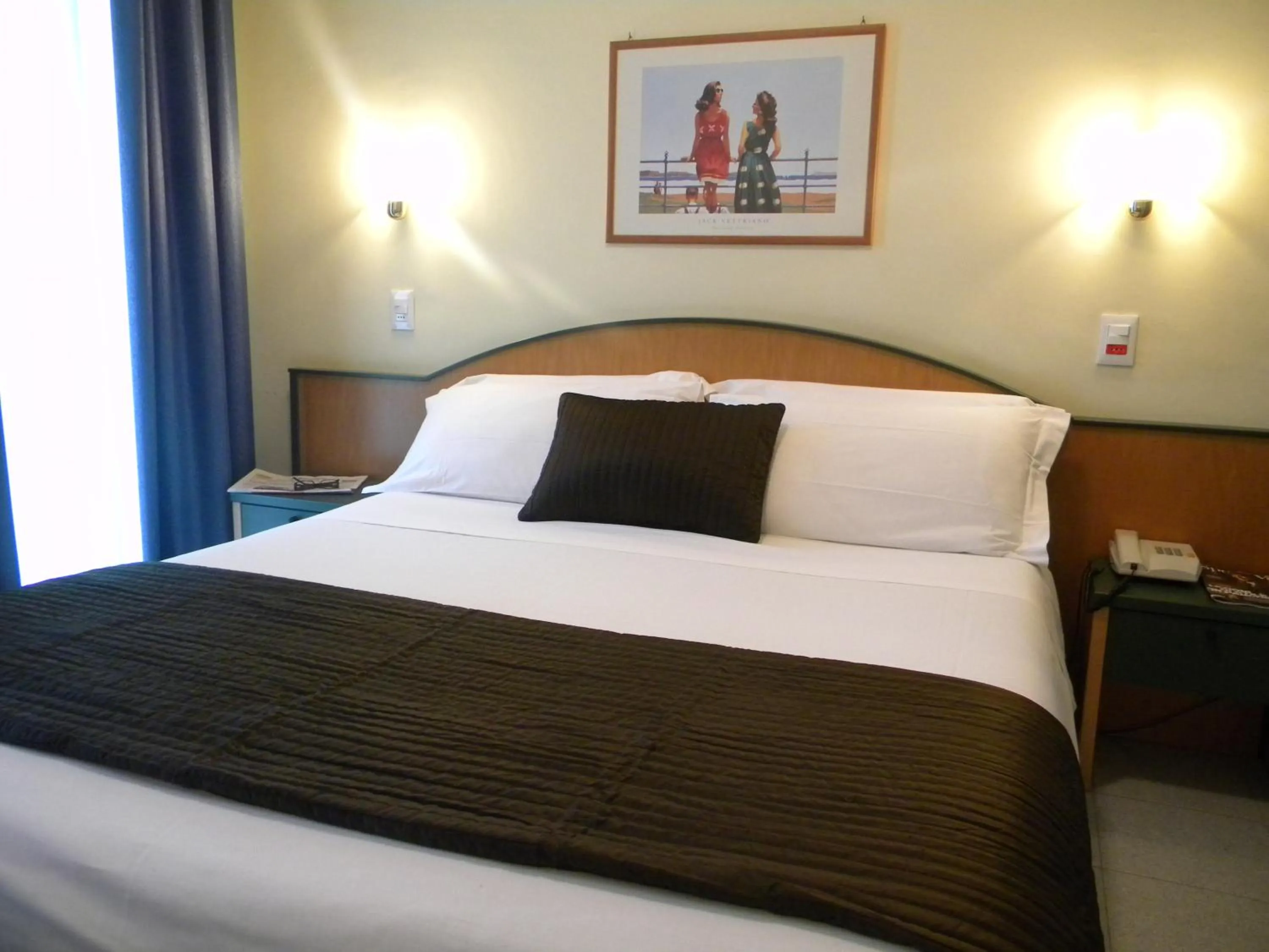 Bedroom, Bed in Hotel Sole