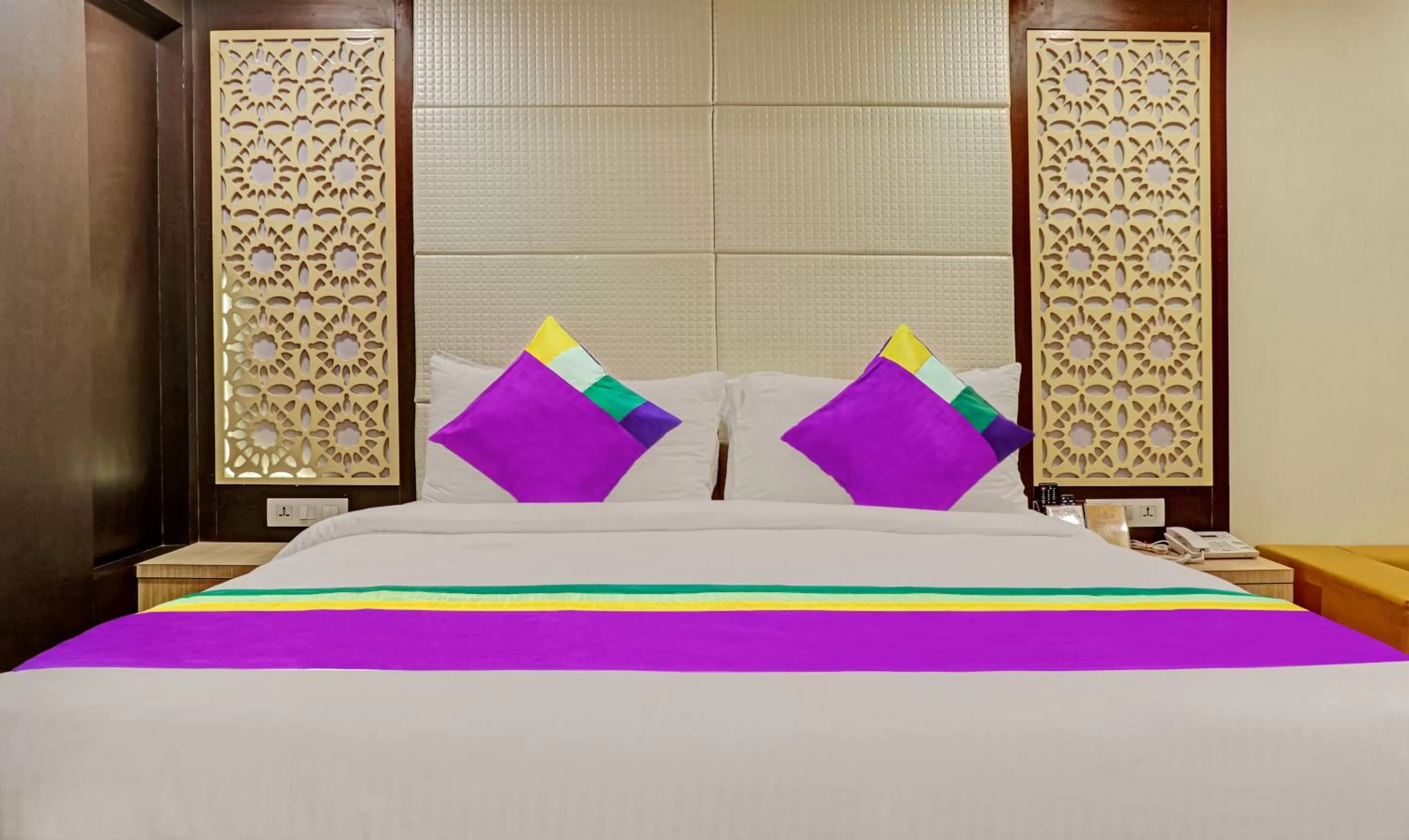 Bed in The Onyx Hotel