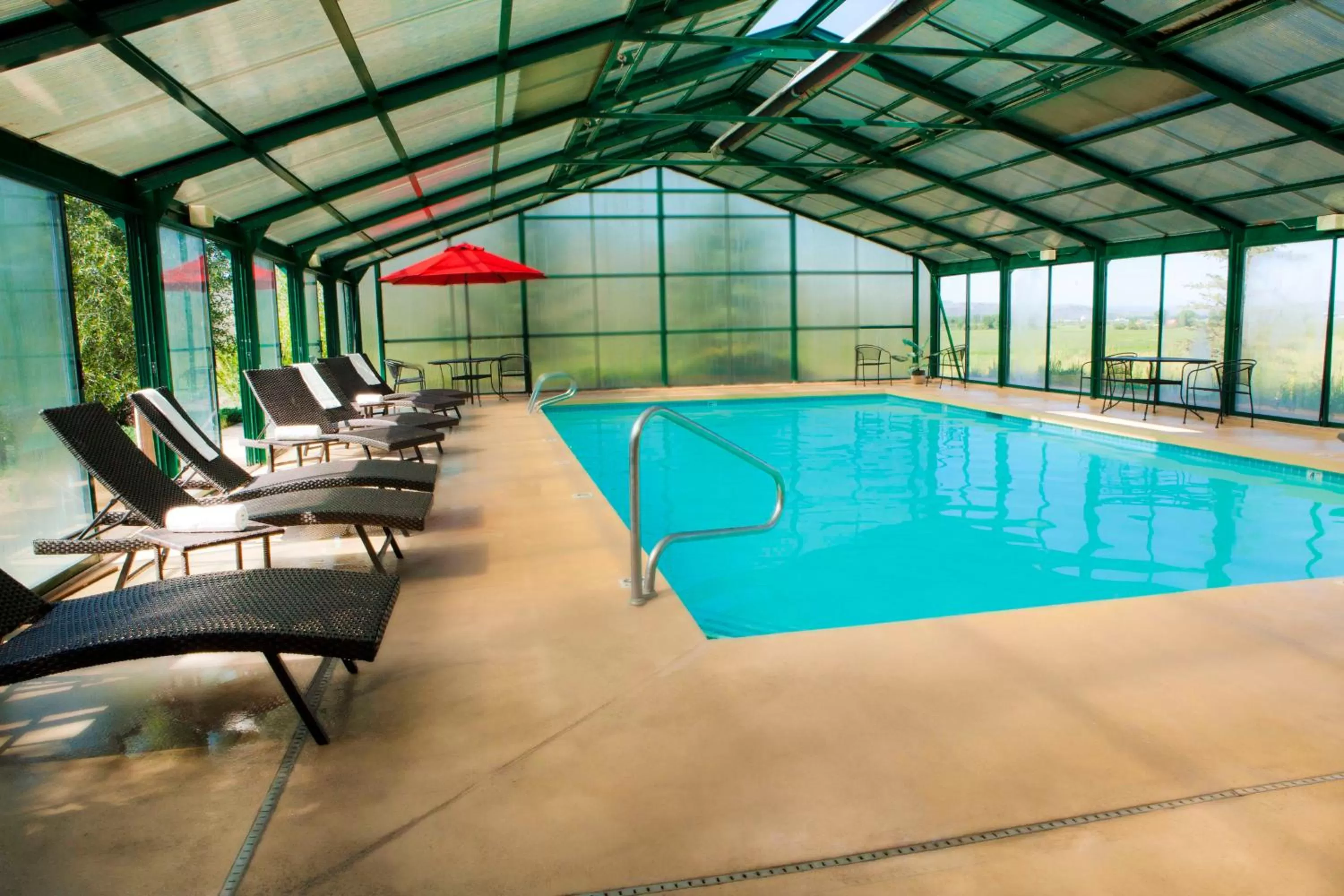 Swimming pool in The Inn at Tomichi Village