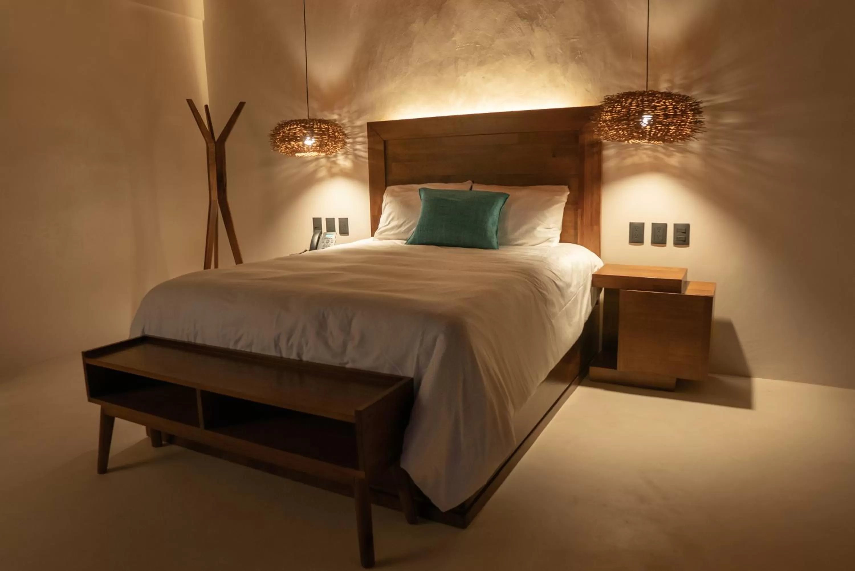 Bed in Puerta del Cielo Hotel Origen