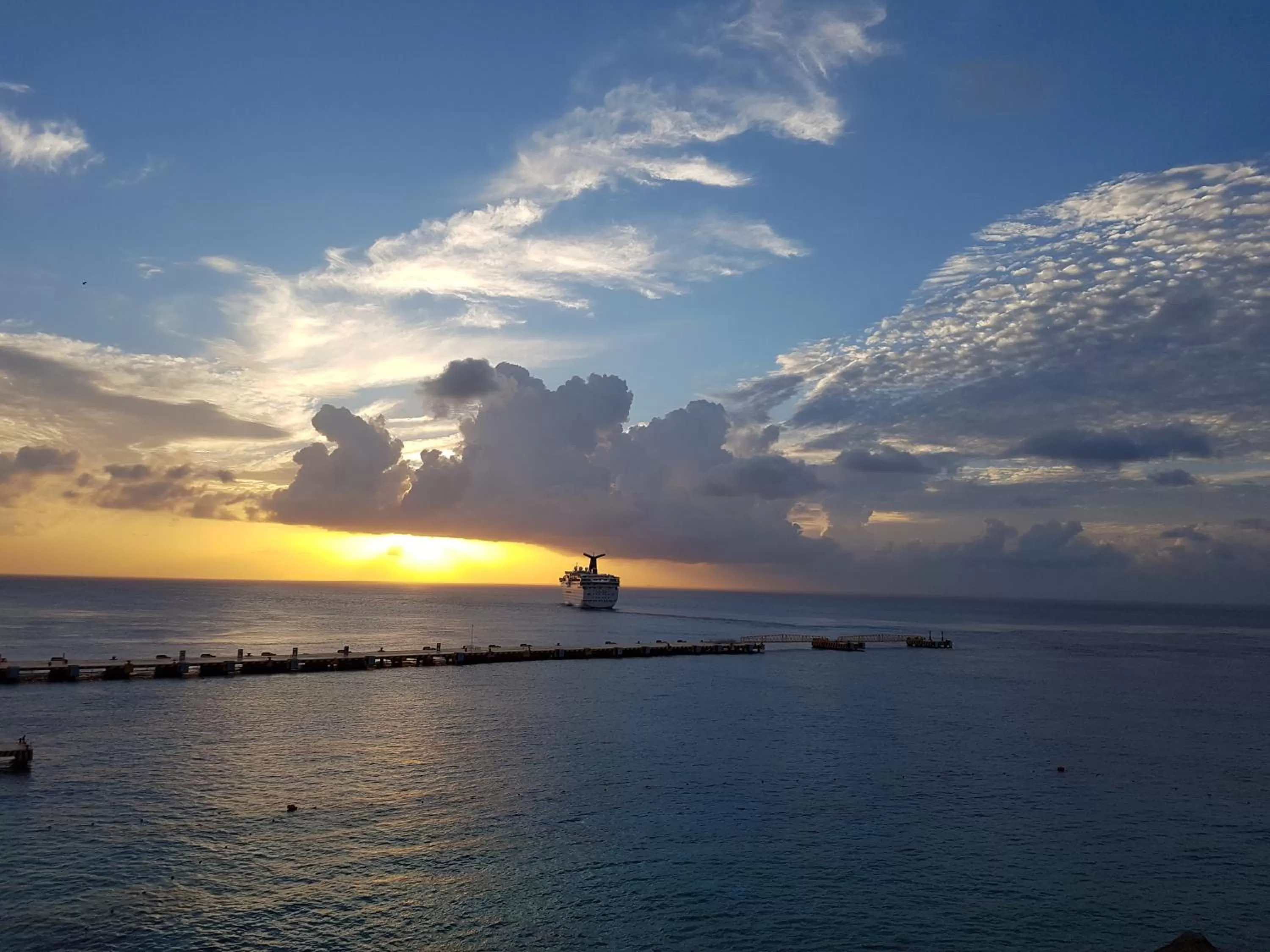 Sea view in El Cid La Ceiba Beach
