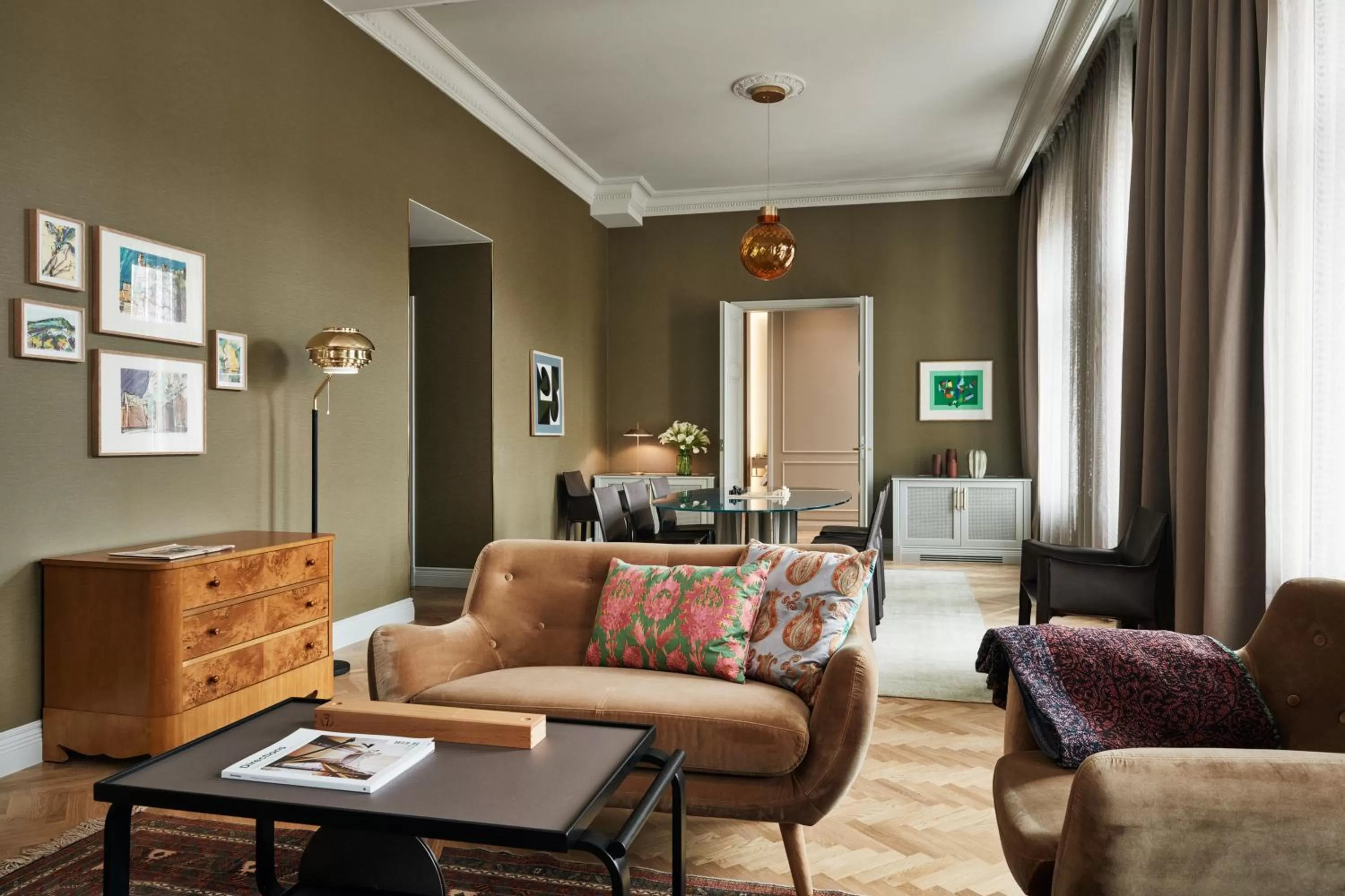 Living room in Hotel St. George Helsinki