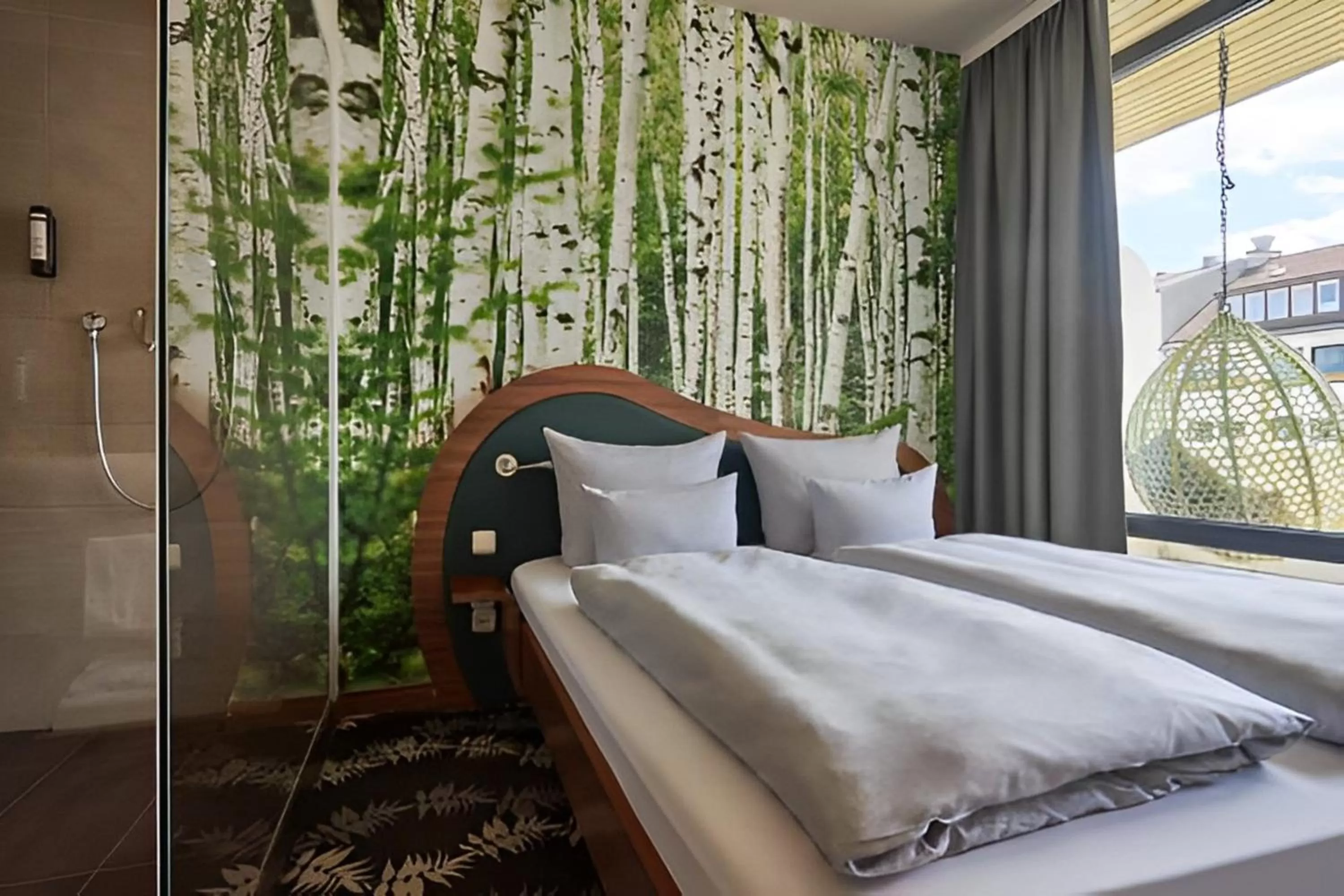 Photo of the whole room, Bed in Cocoon Stachus