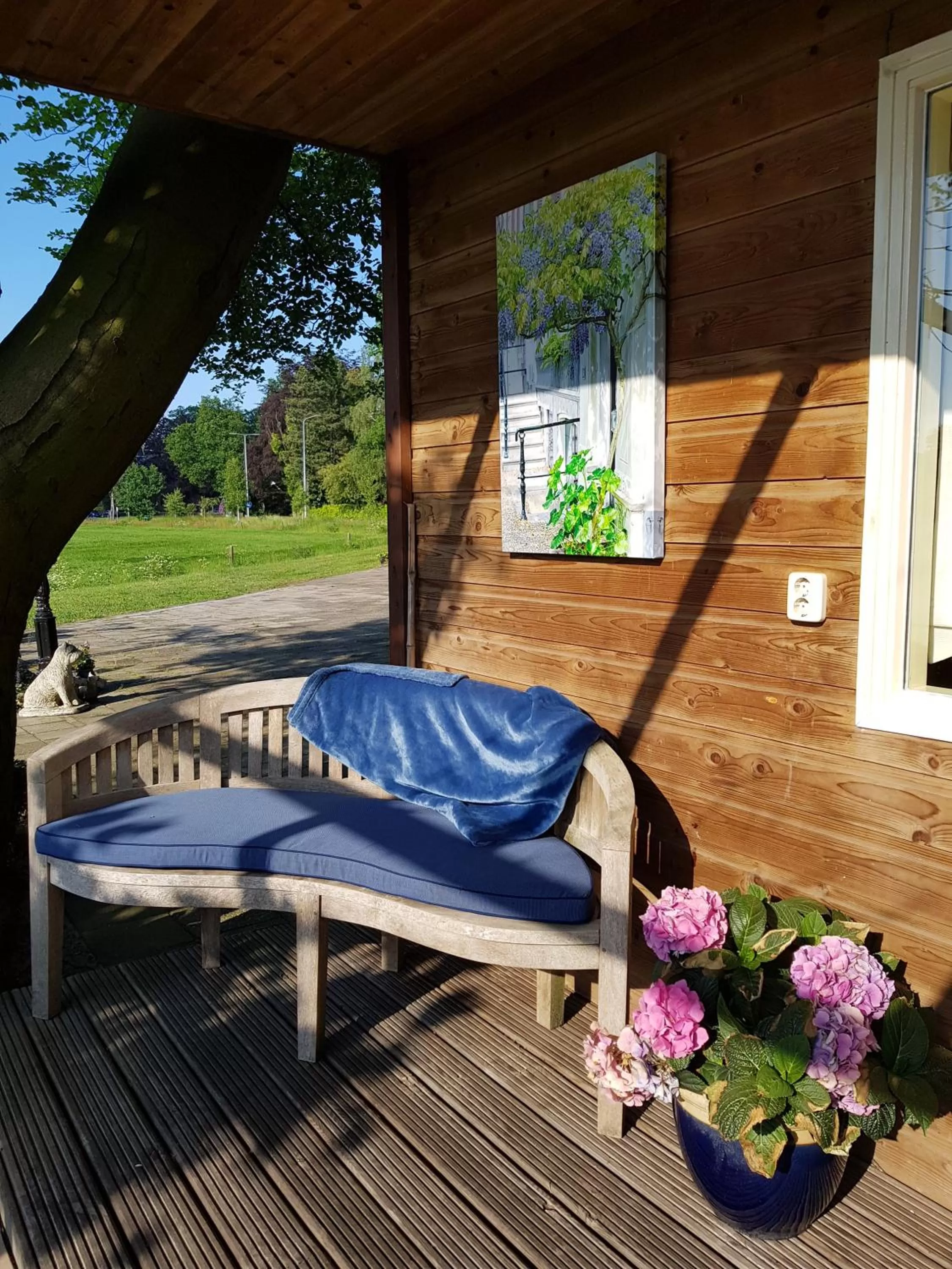 Balcony/Terrace in B&B Usselo Klein, fijn en uniek!